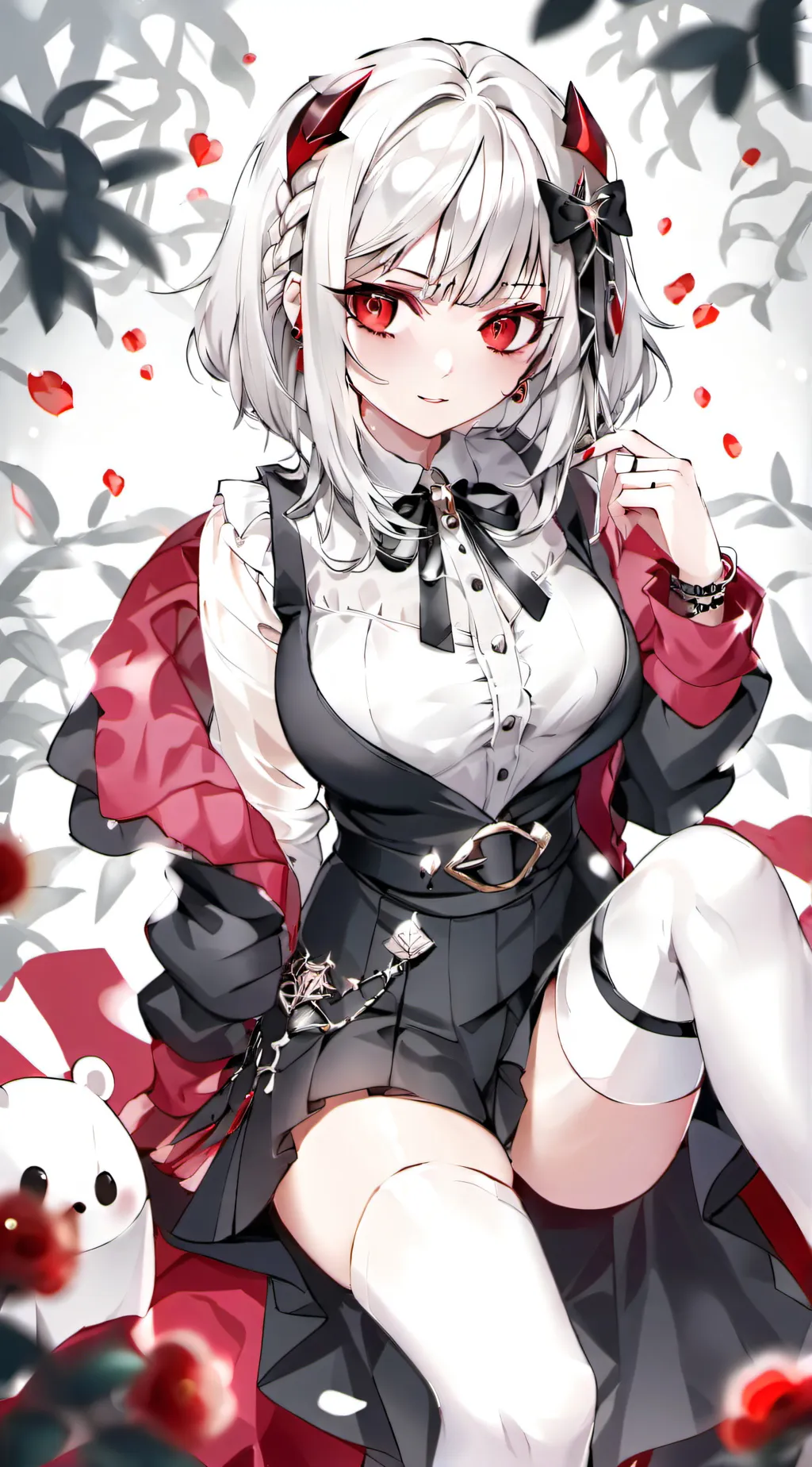 ai character: crystal  background