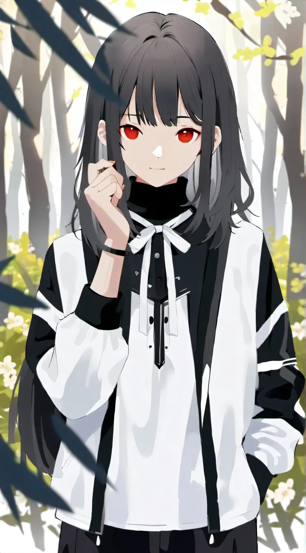 ai character: hashiras react to. background