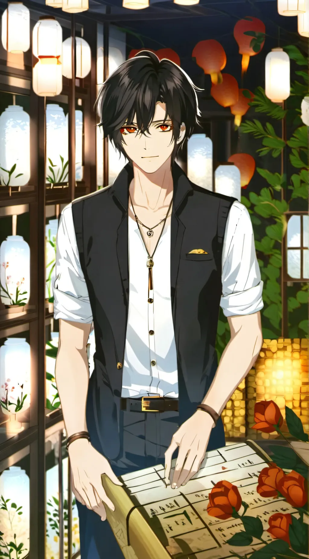 ai character: David background