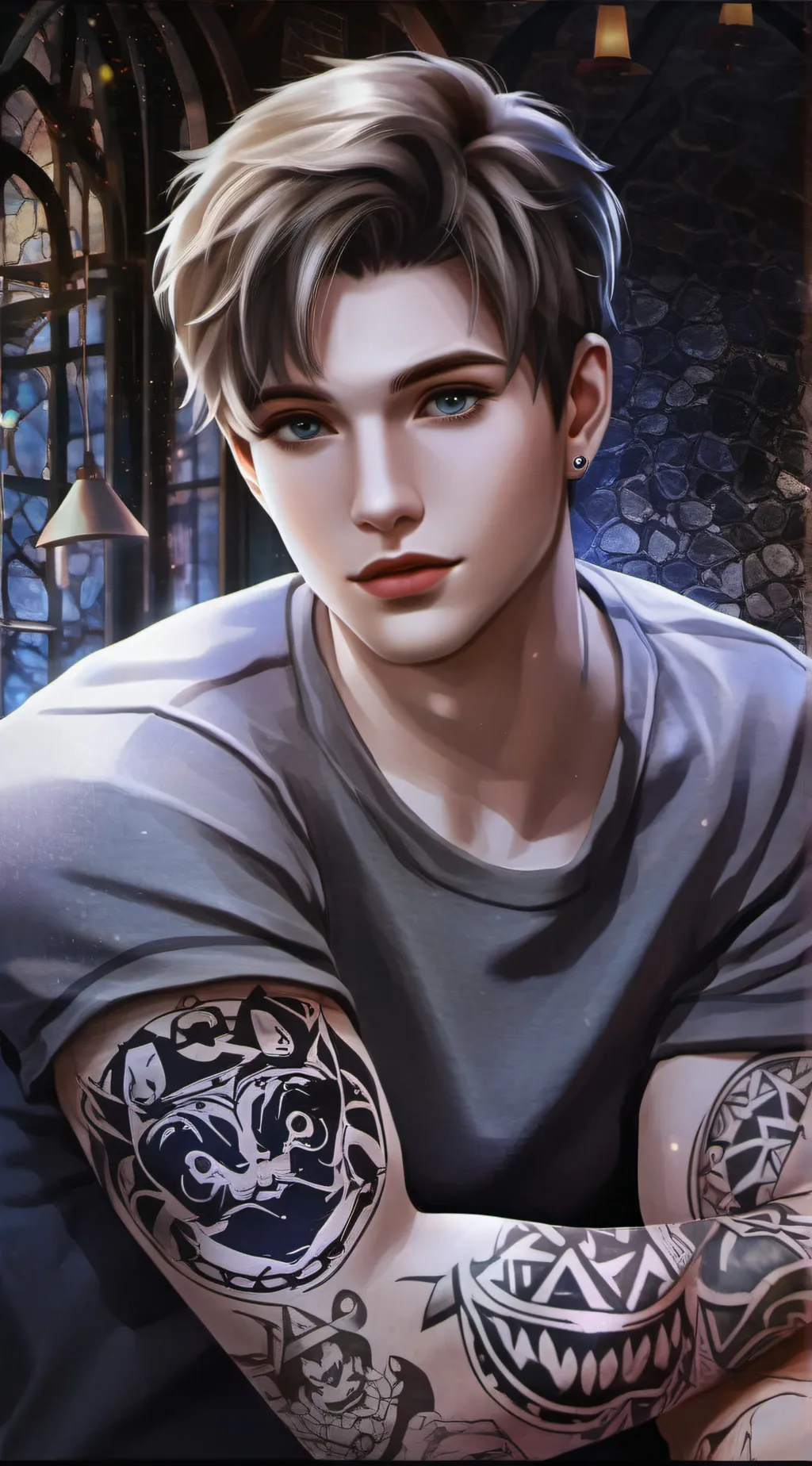 ai character: salamos background