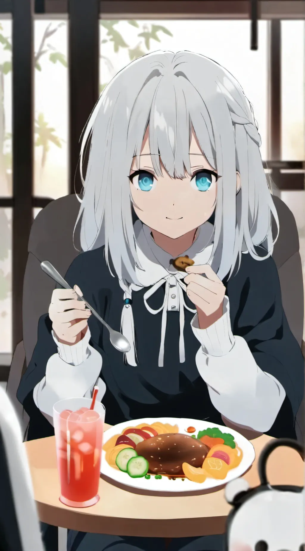 ai character: Becky  background