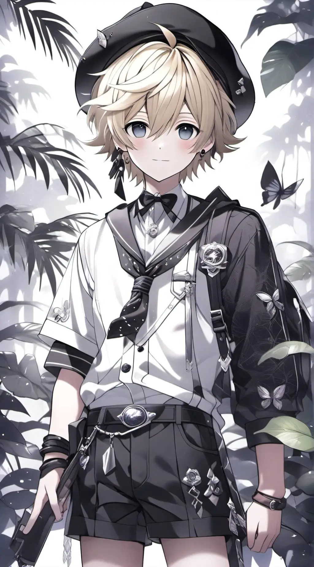 ai character: Mha panic background