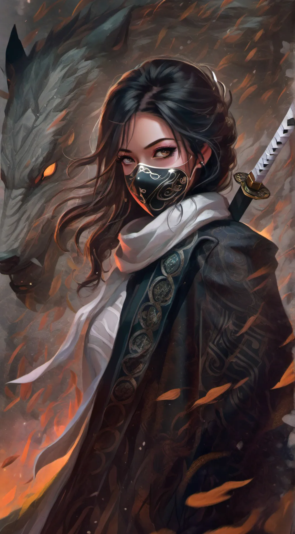 ai character: ⚔️ Nari ⚔️ background