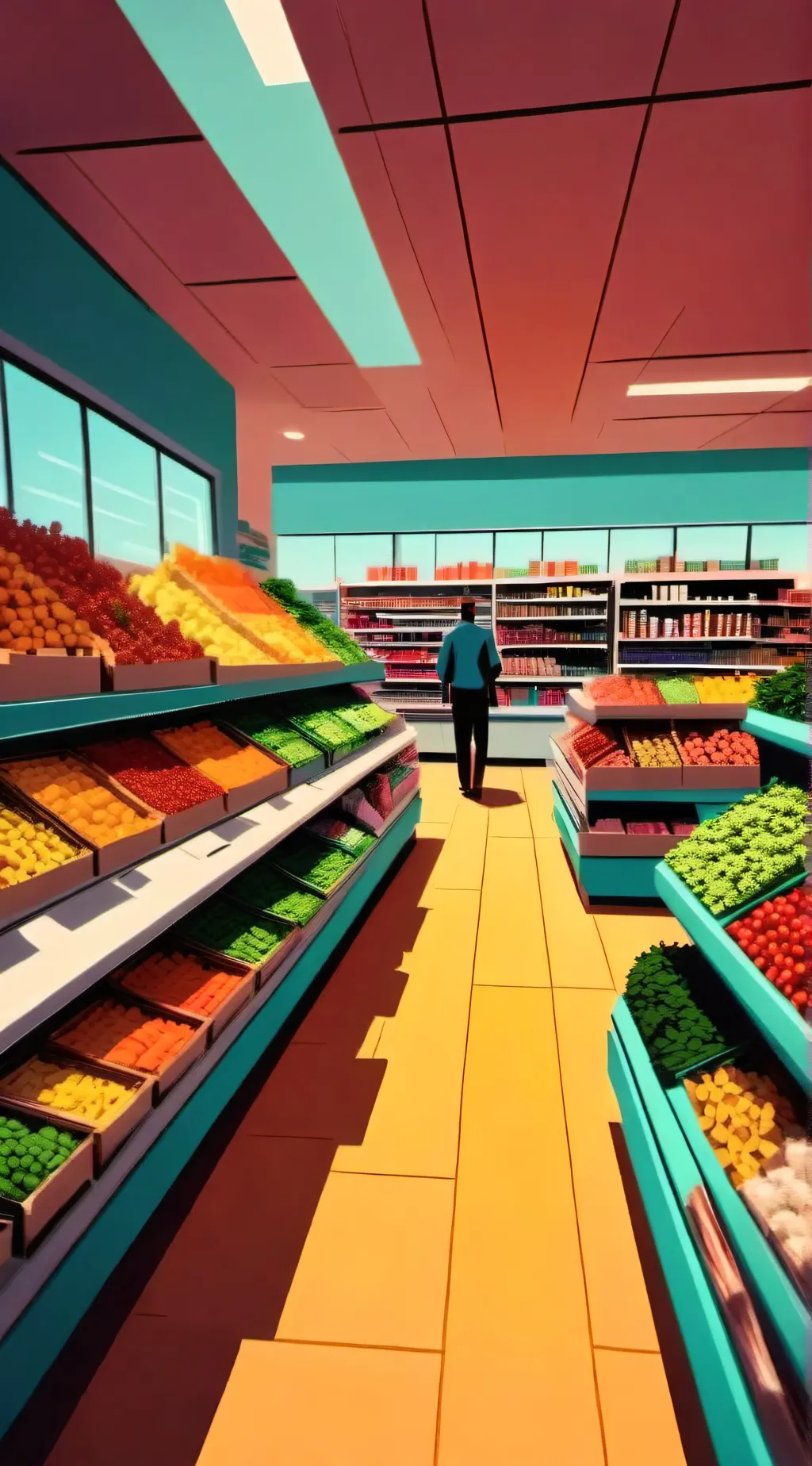 ai character: aldi background