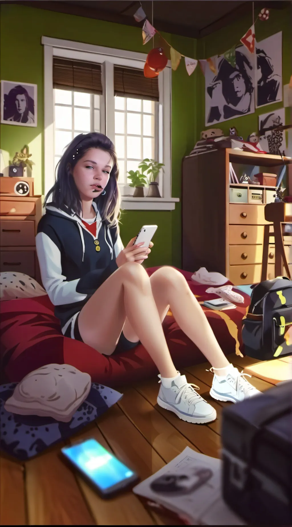 ai character: Tmella background