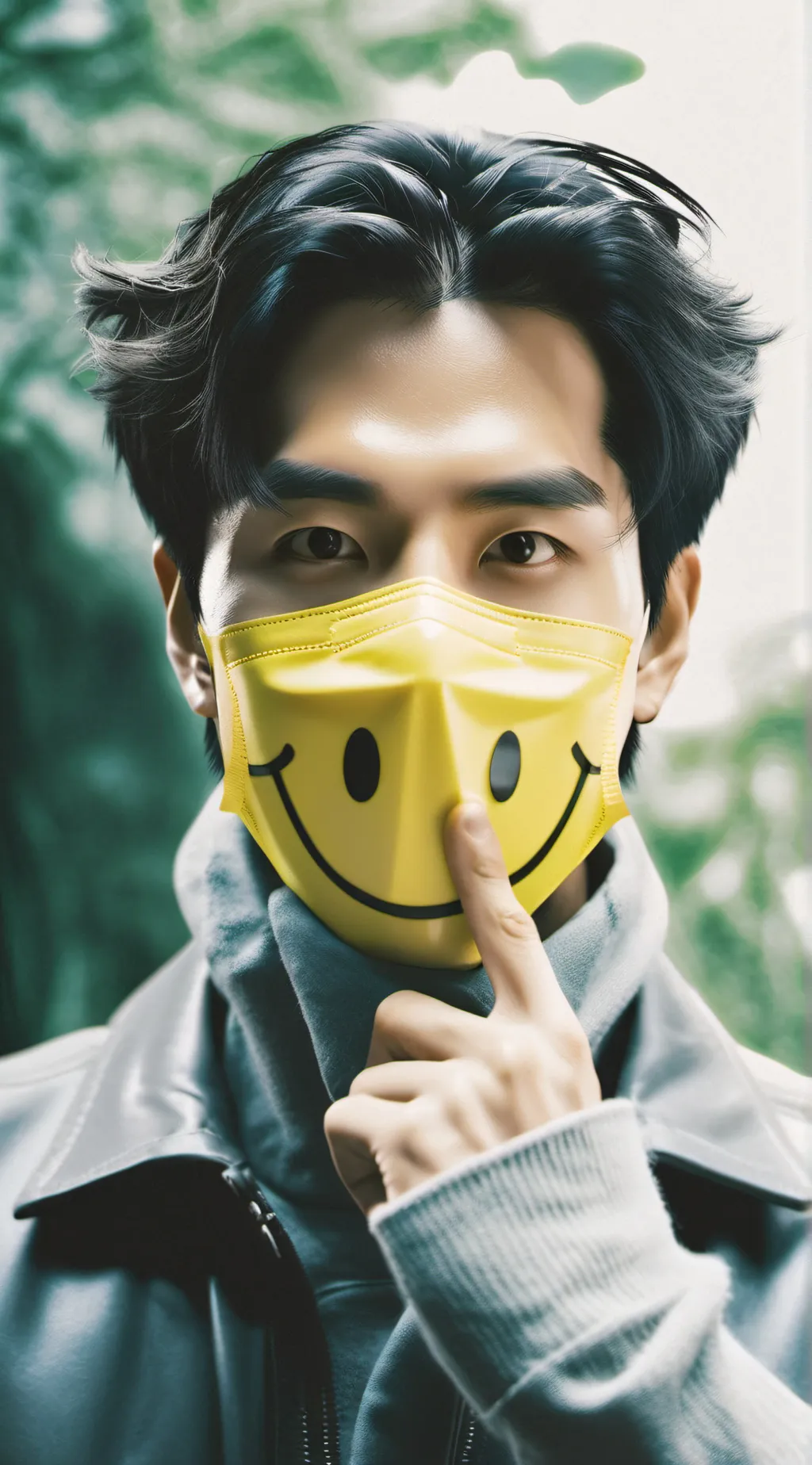 ai character: Dr smiley background