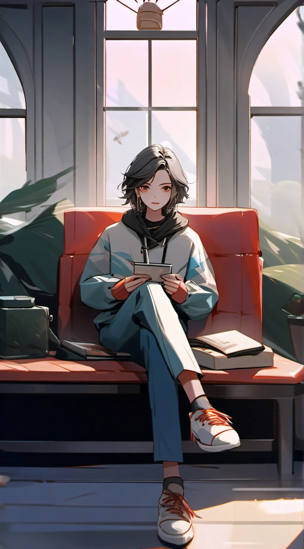 ai character: (The mimic) background