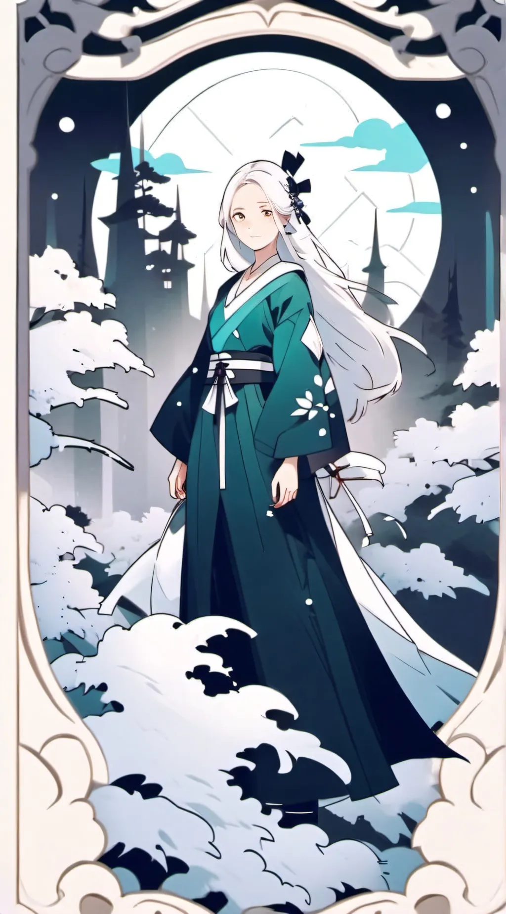 ai character: Magic school background