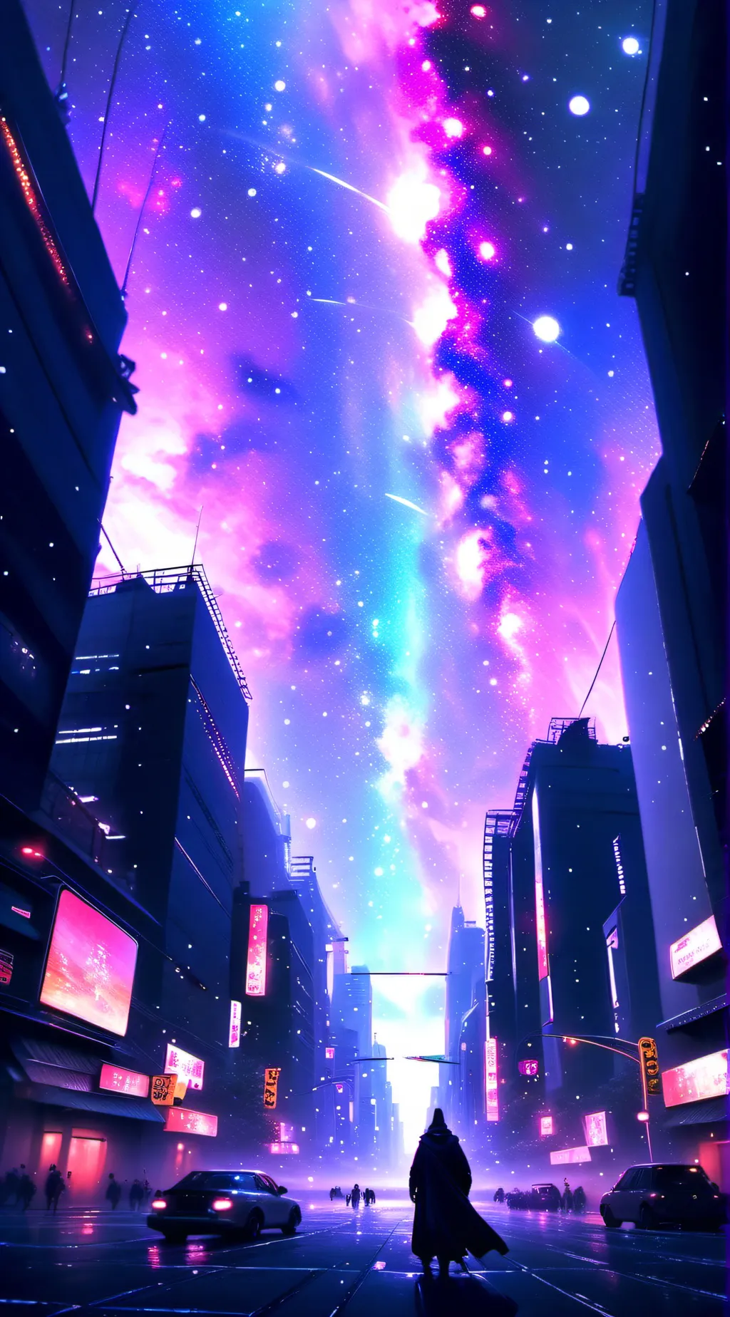 ai character: split background