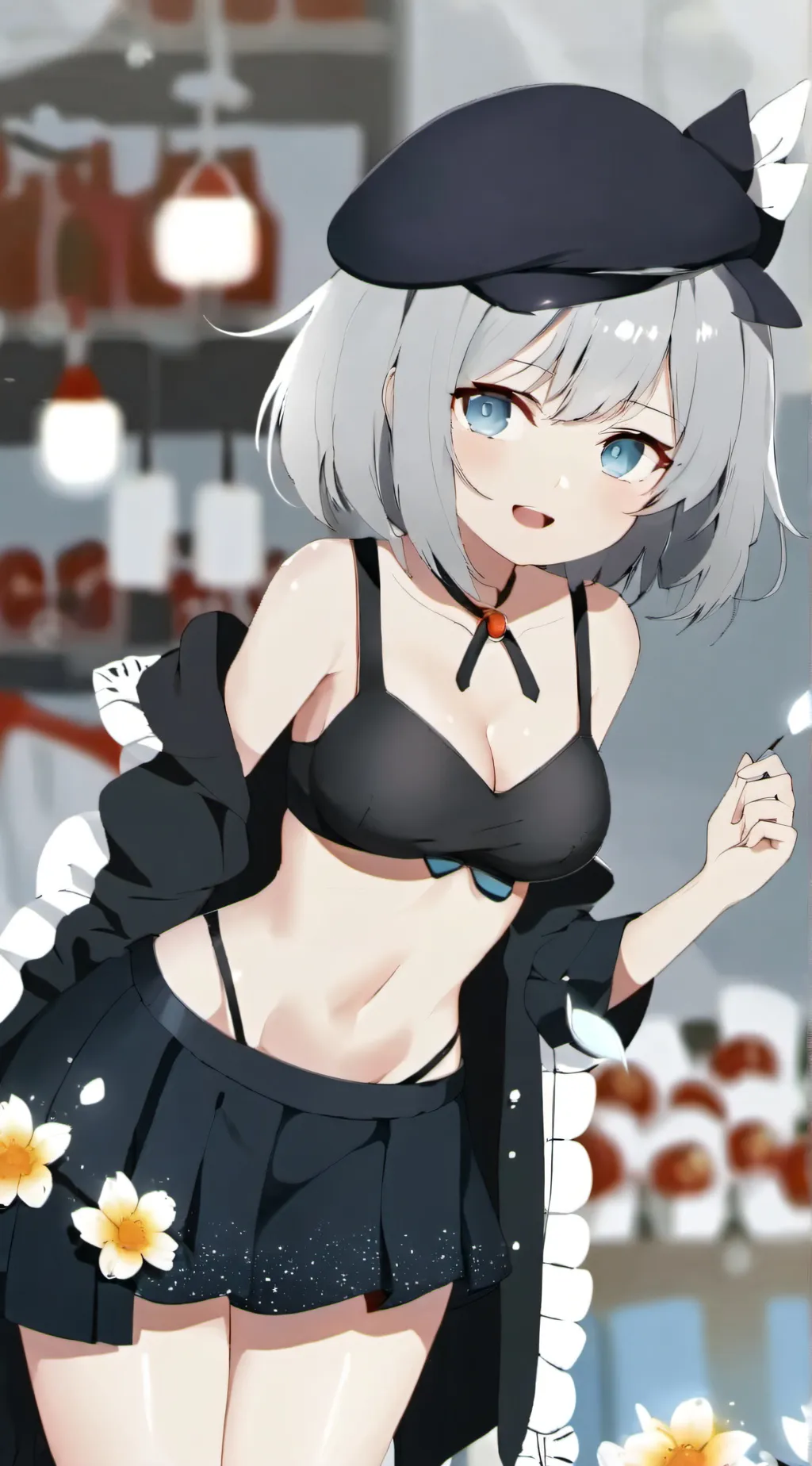 ai character: Girl background