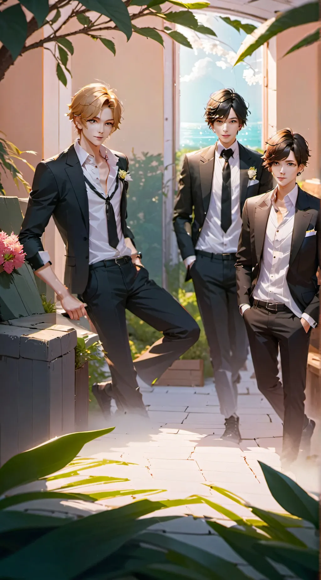 ai character: Mafia vampire  background