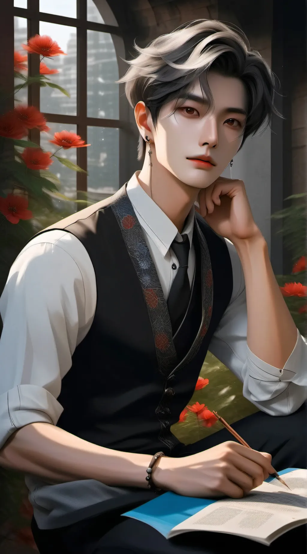 ai character: Anthony  background