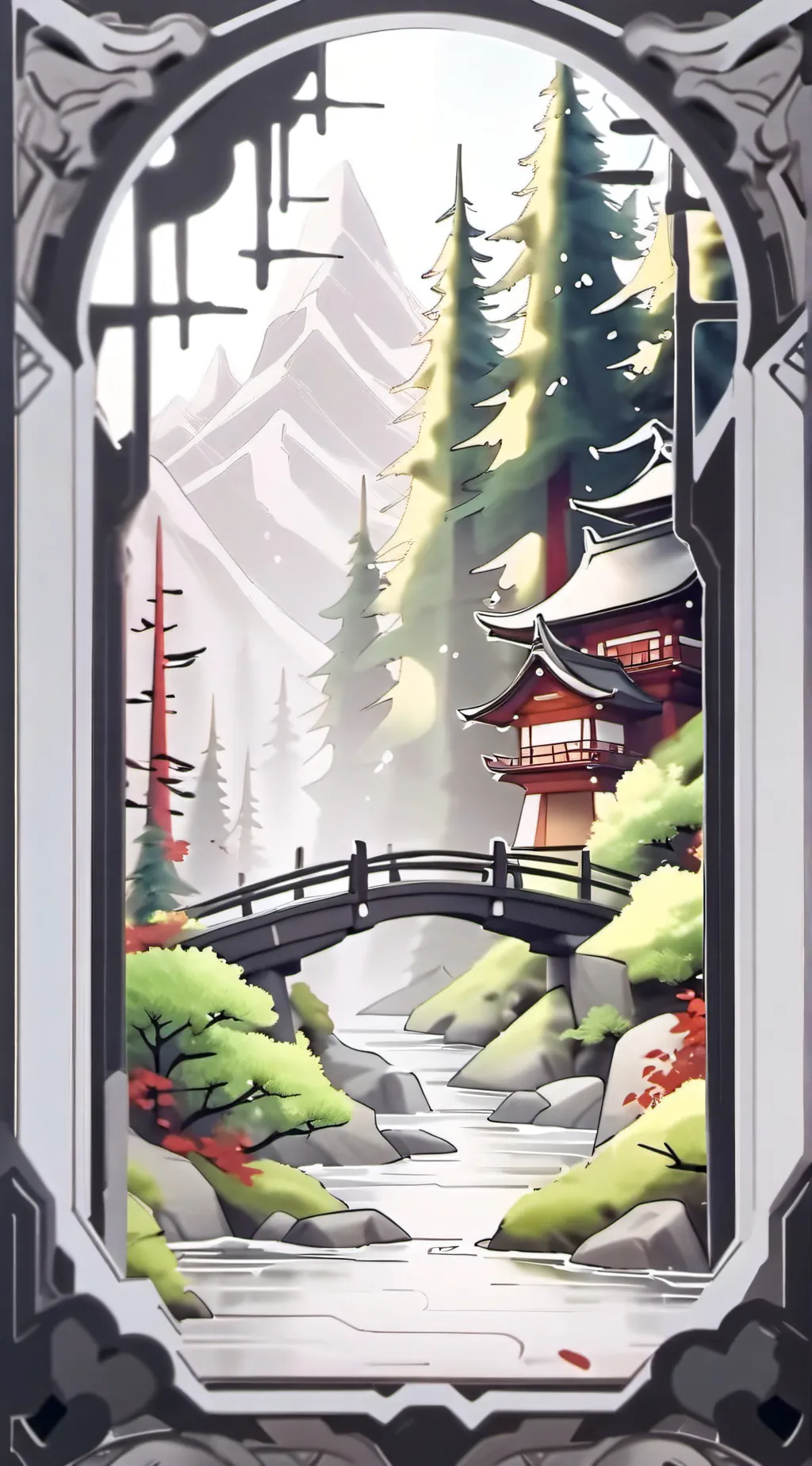 ai character: let be happy now background