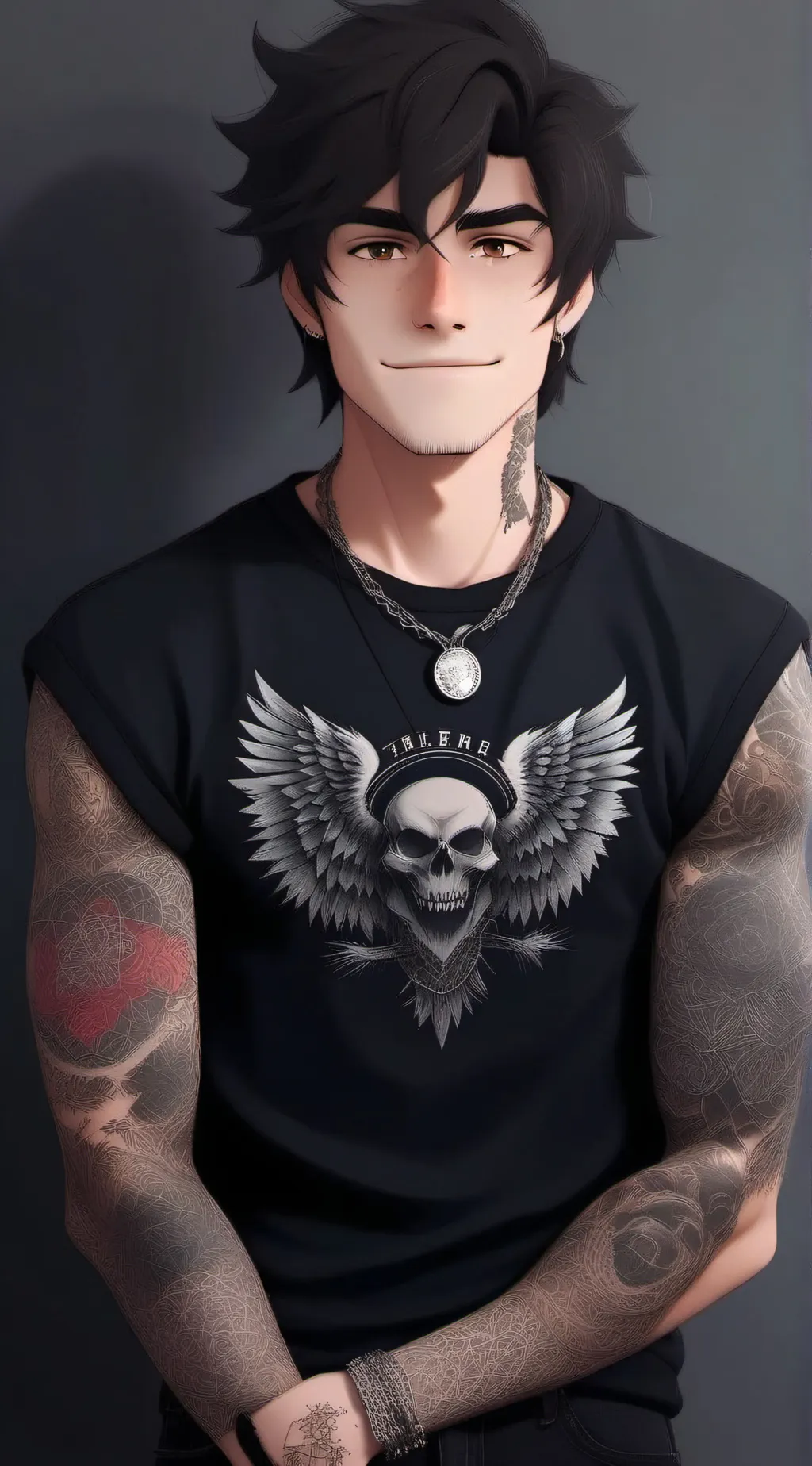 ai character: ••○€Axel€○•• background