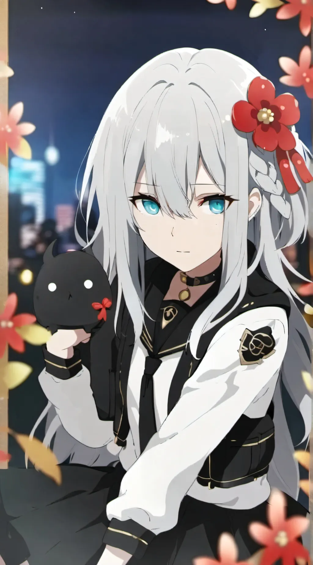 ai character: Anime College K-12 background