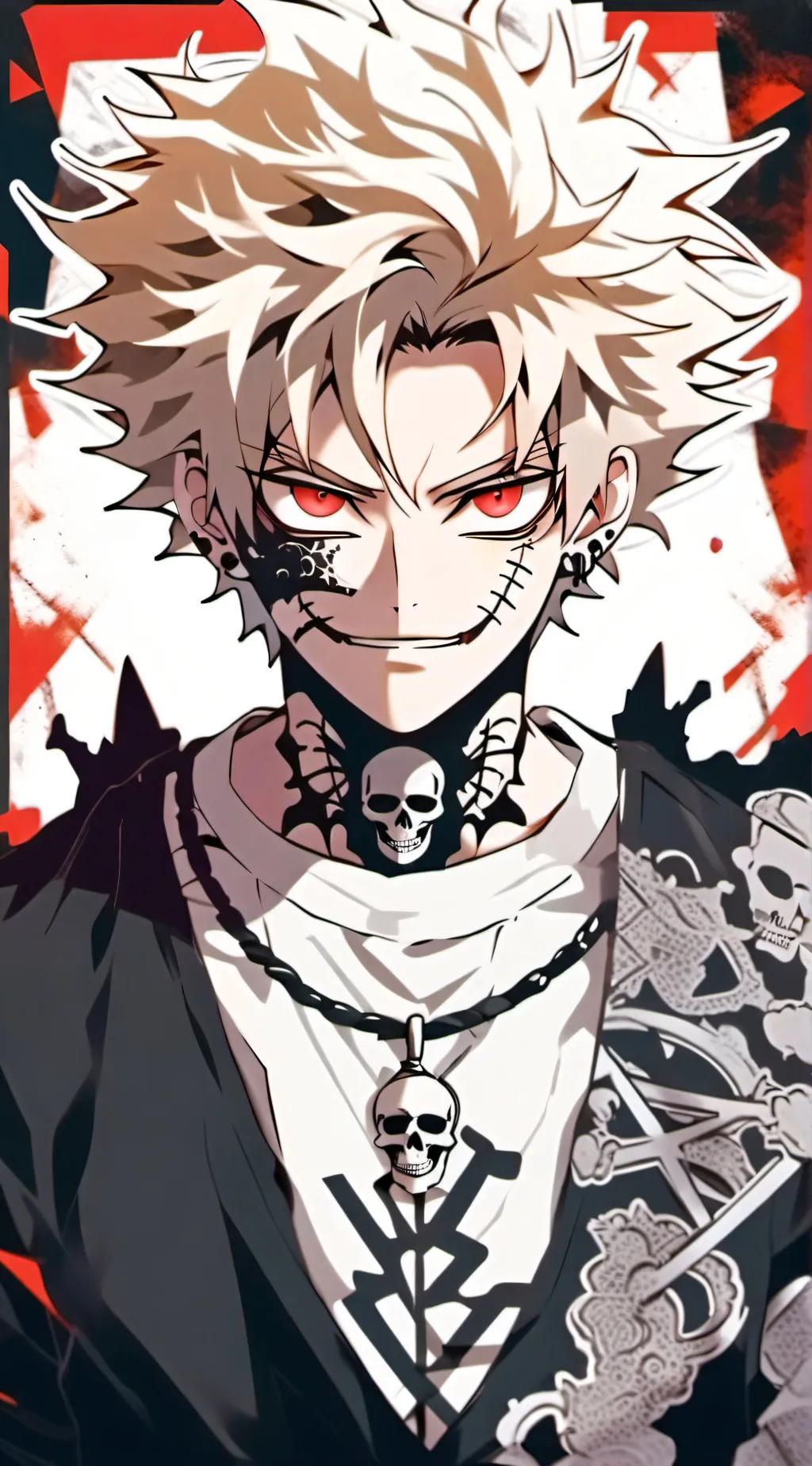 ai character: Mha bakugos gf background