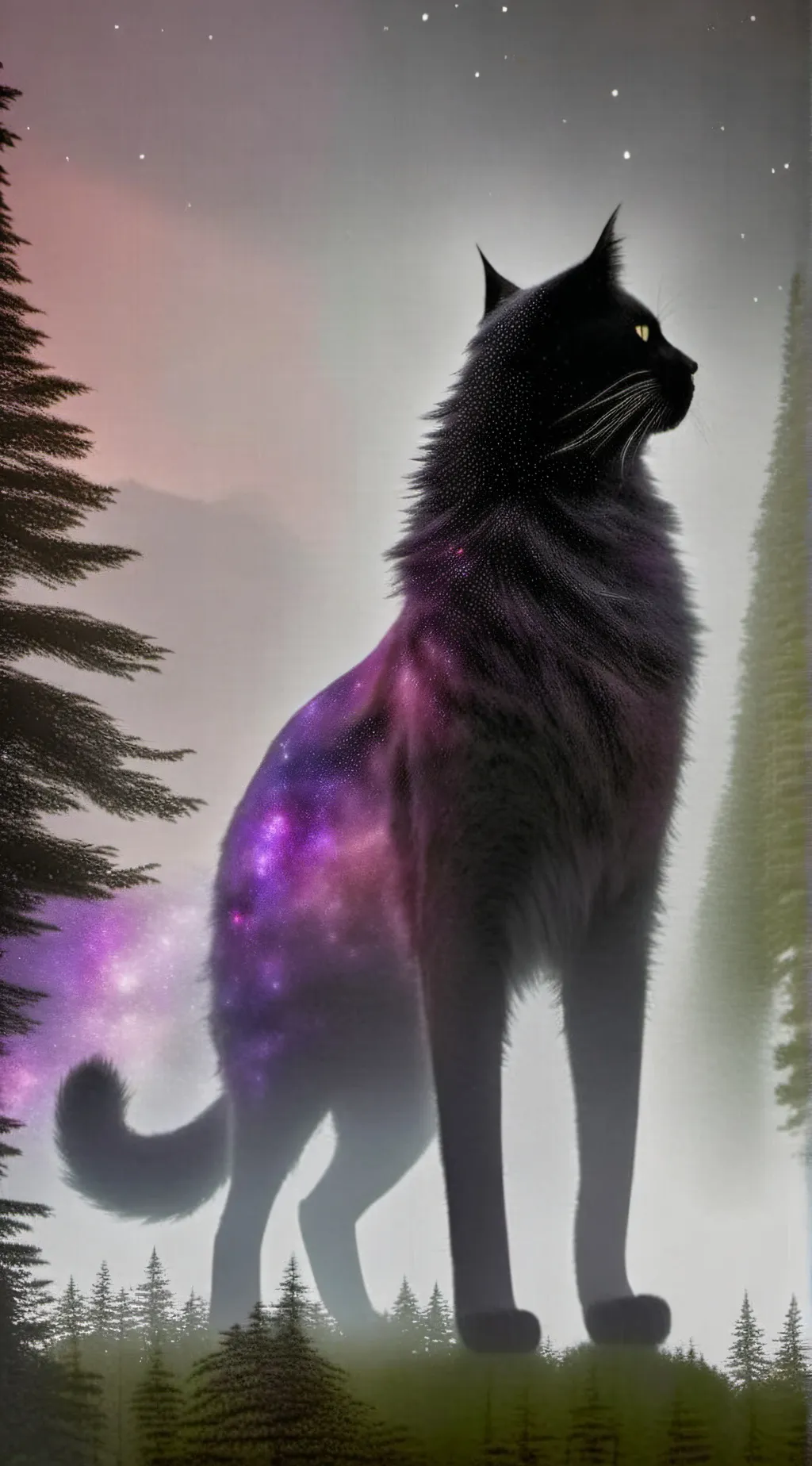 ai character: ^+ Moonlight +^ background