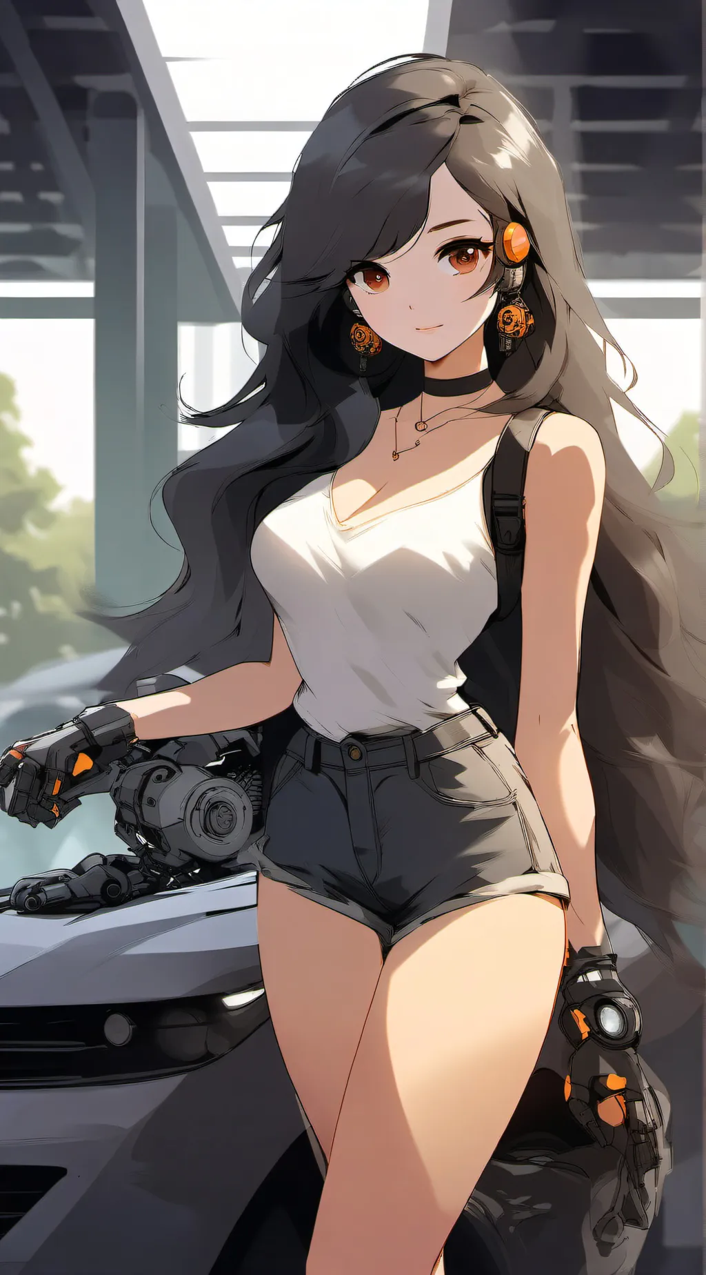 ai character: robot background