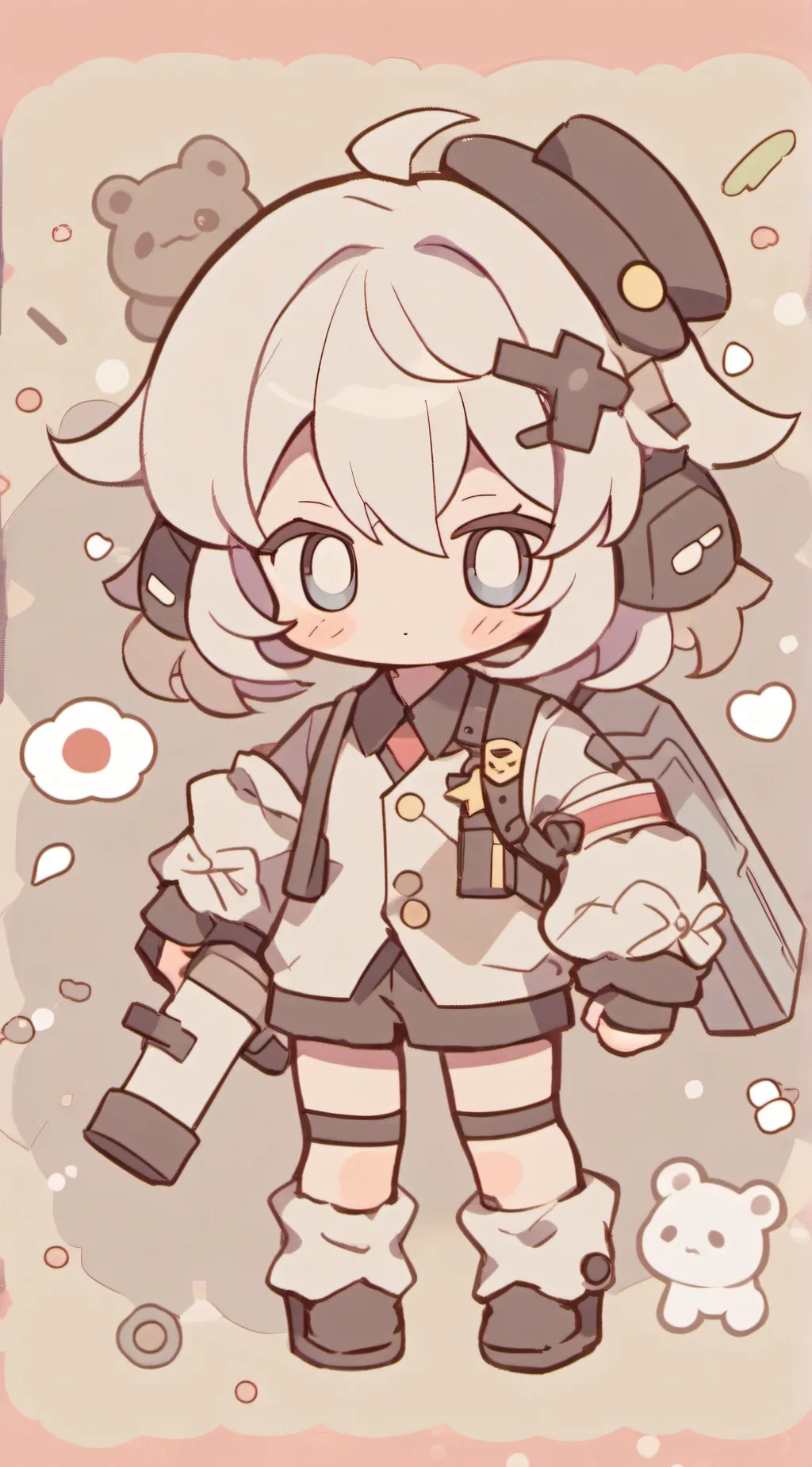 ai character: Uzi background