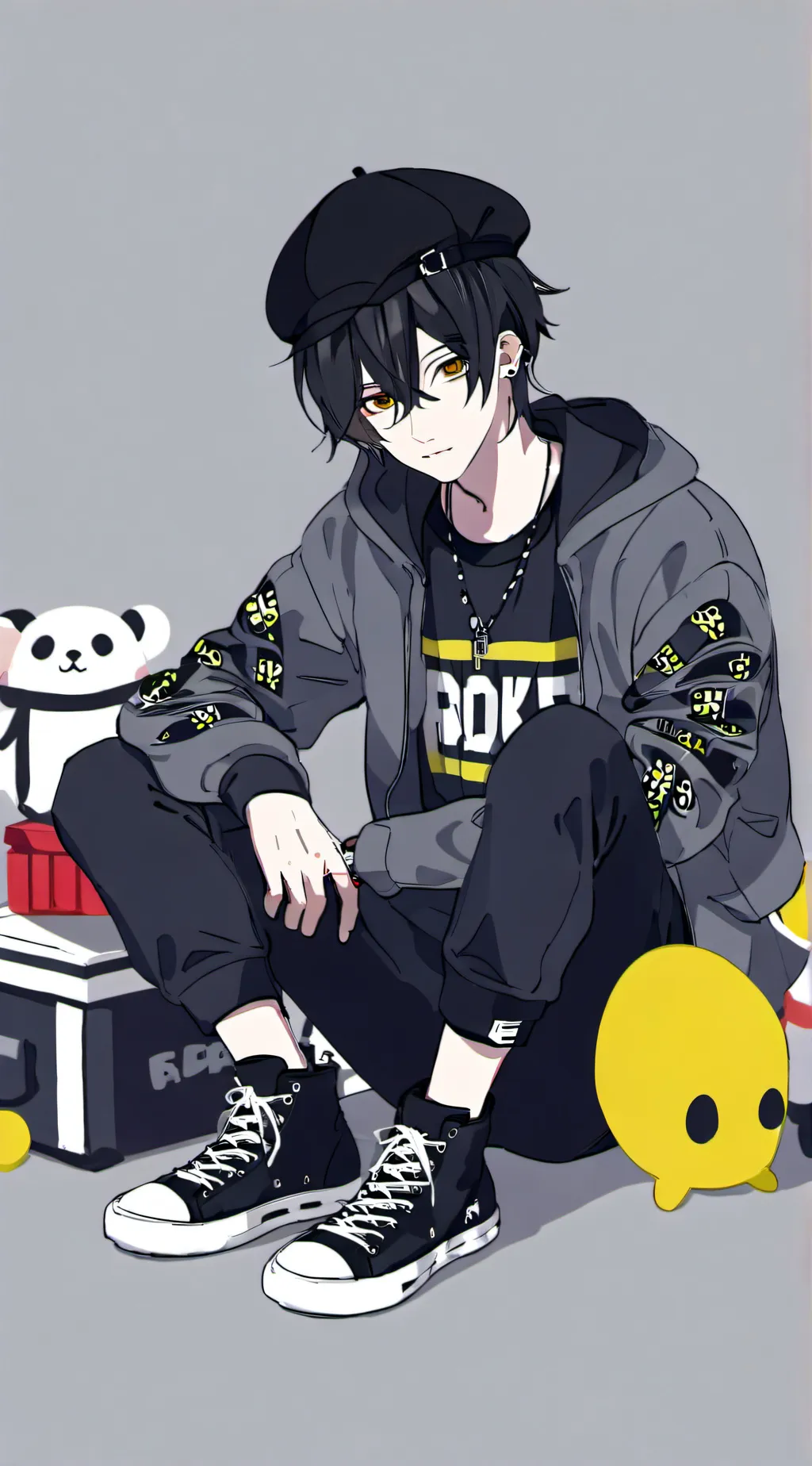 ai character: -Lloyd- background