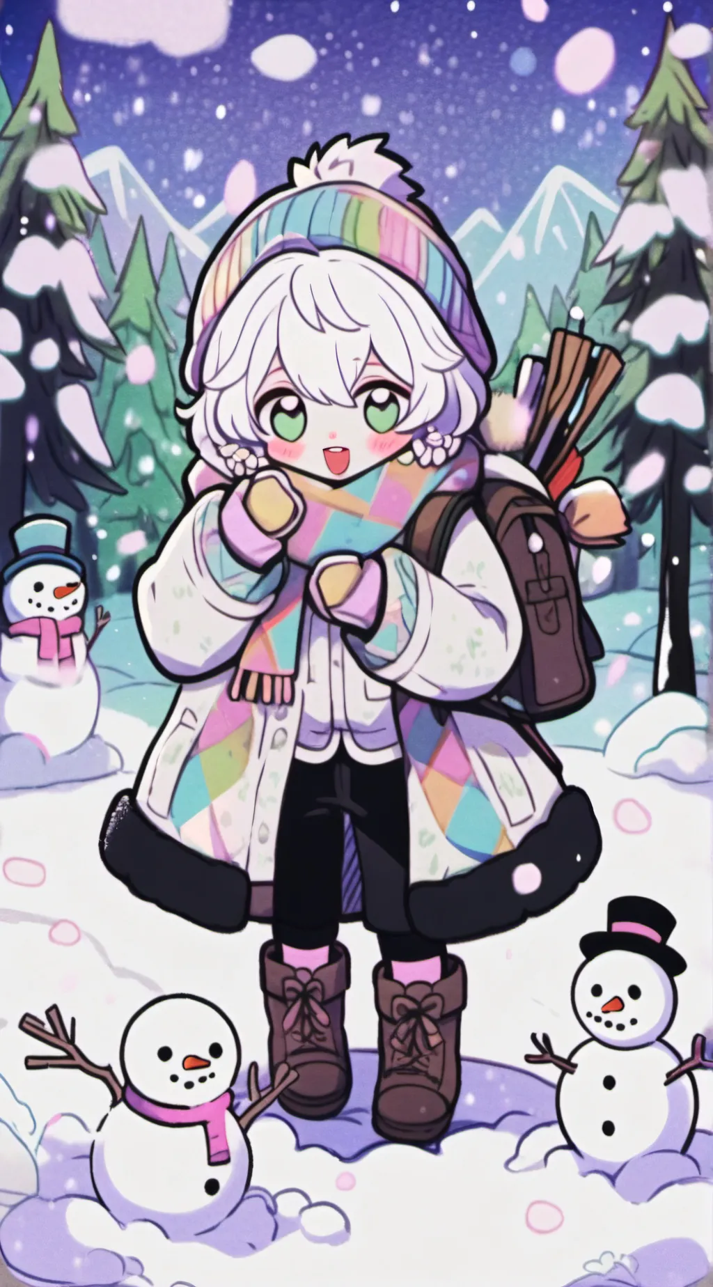 ai character: [Christmas Au Fpe] background