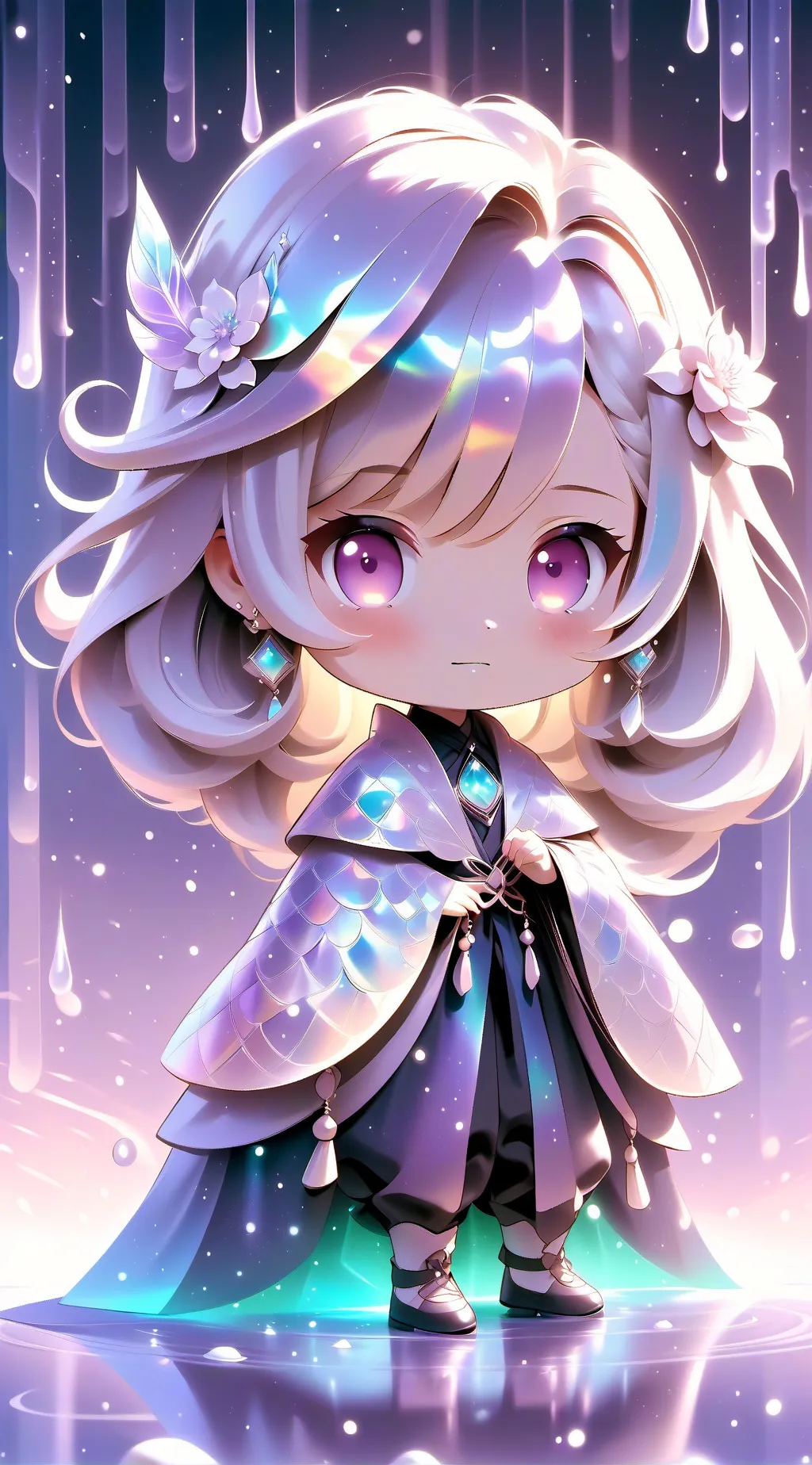 ai character: Vanilbean  background