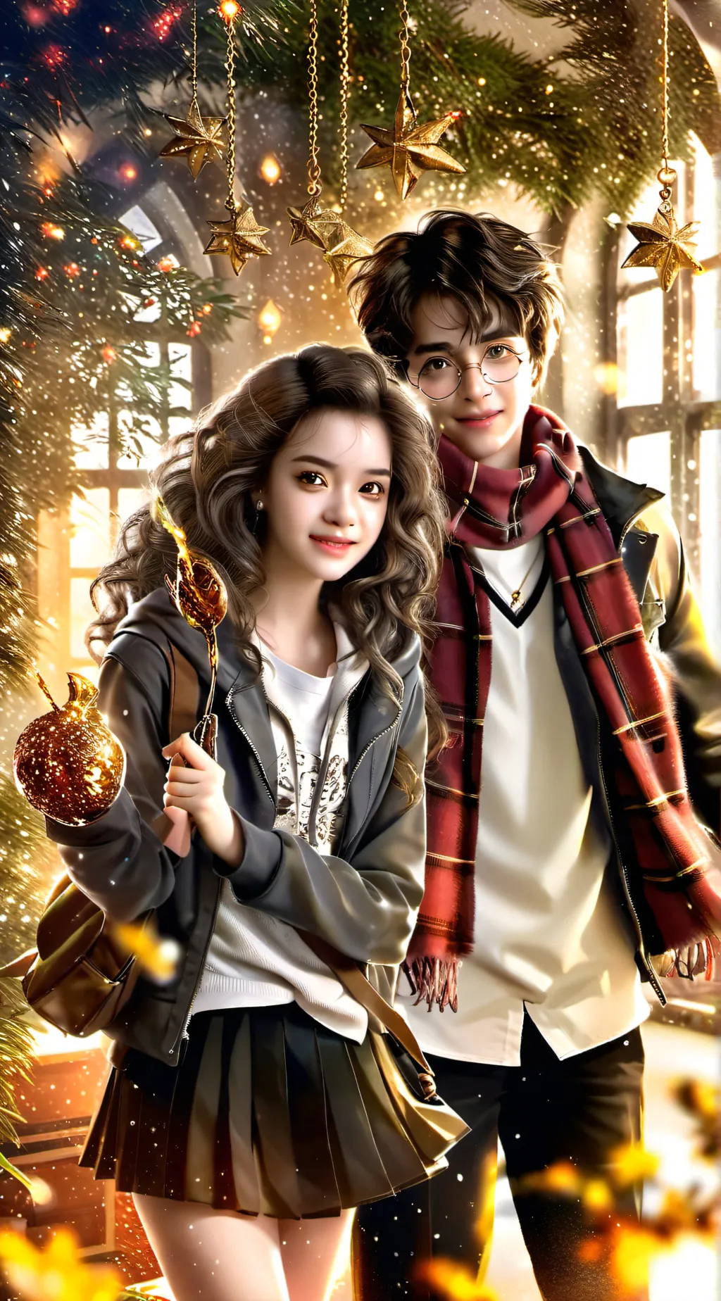 ai character: HP Yule Ball background