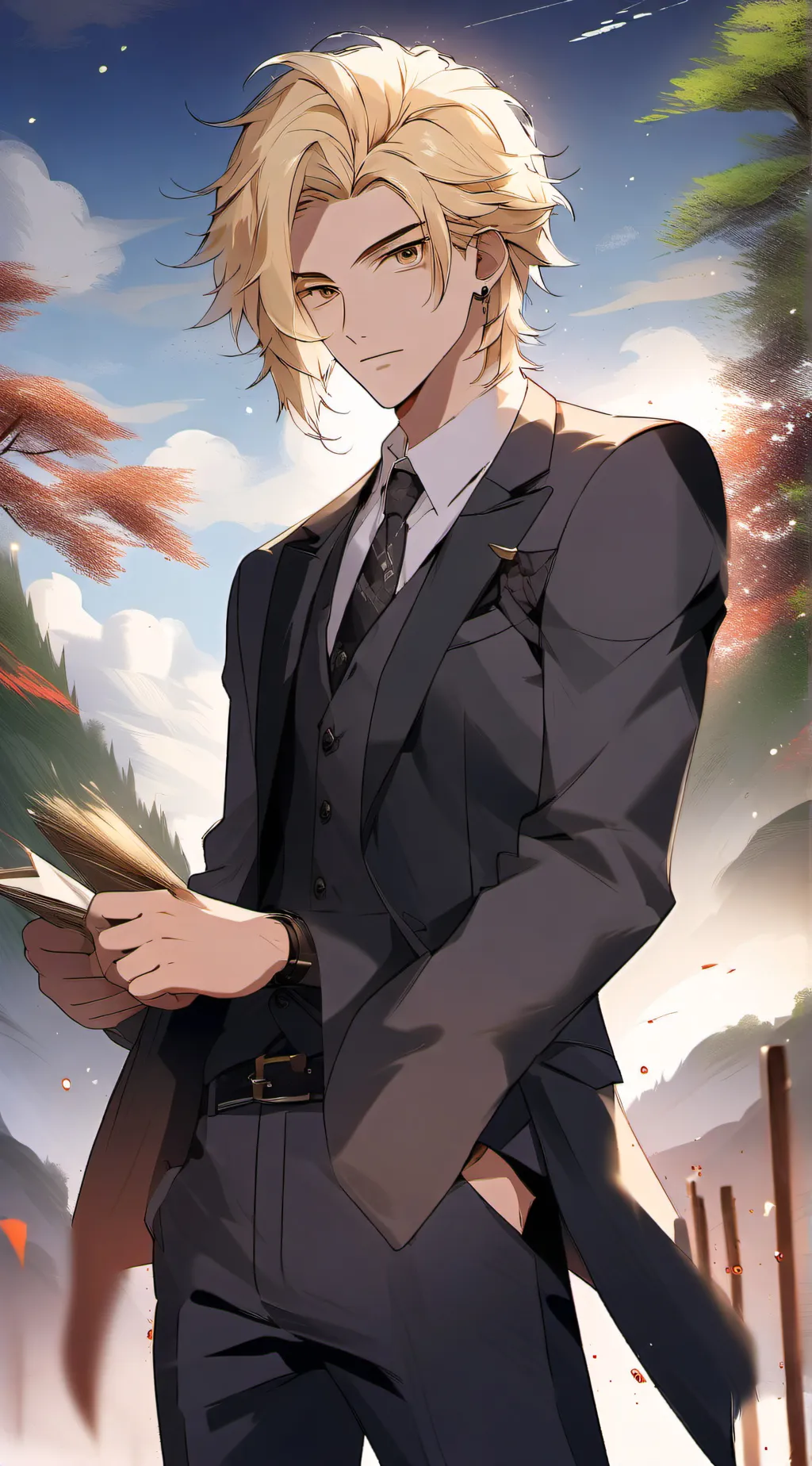 ai character: Kenzo background