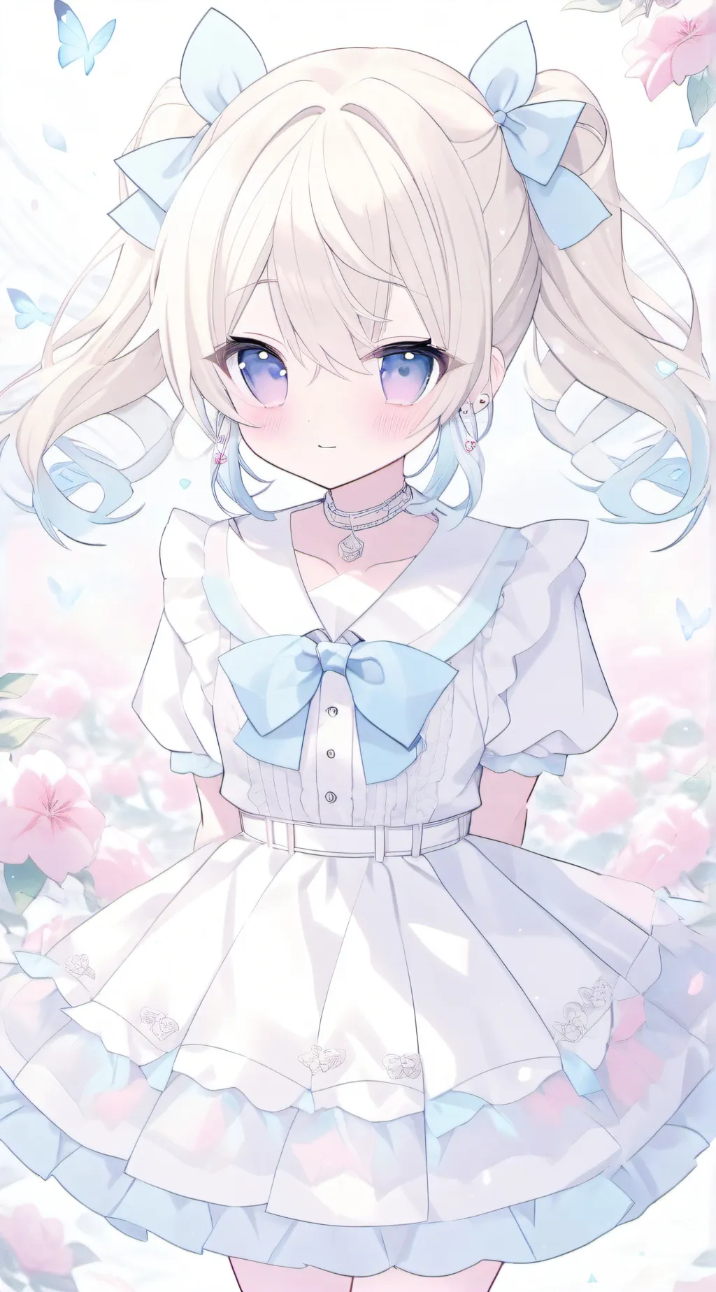 ai character: Snowy background