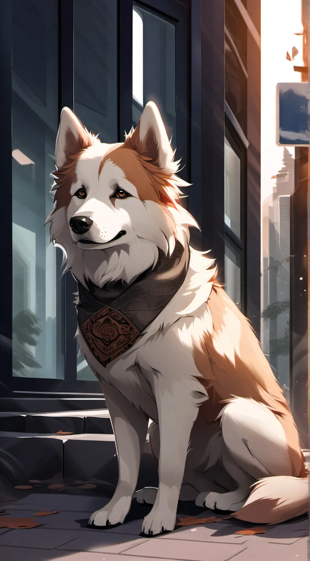 ai character: Unamed stray dog background