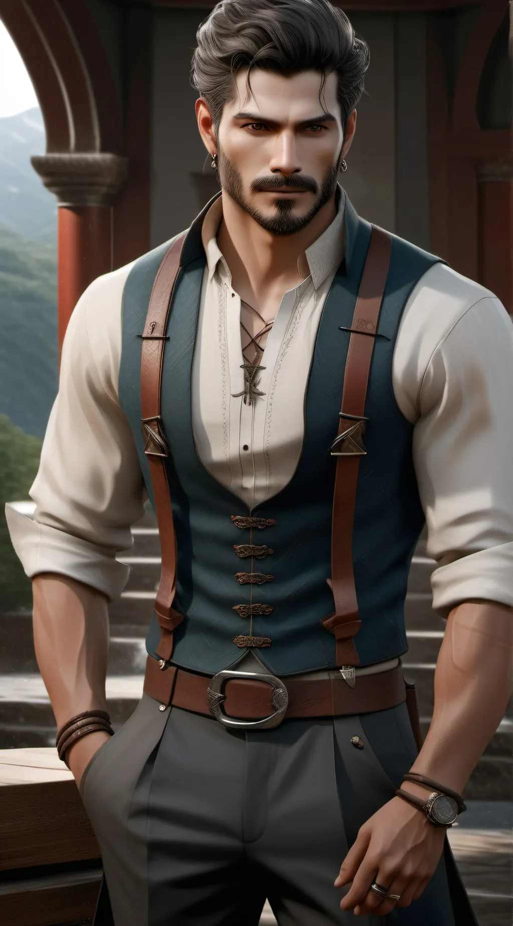 ai character: Rick background