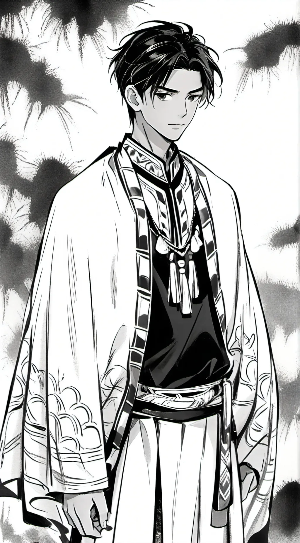 ai character: Zero  background