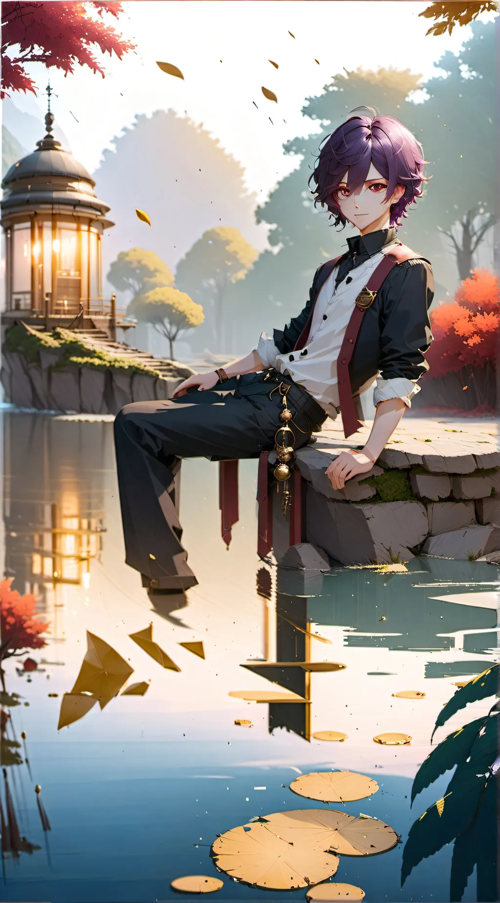 ai character: Vincent  background