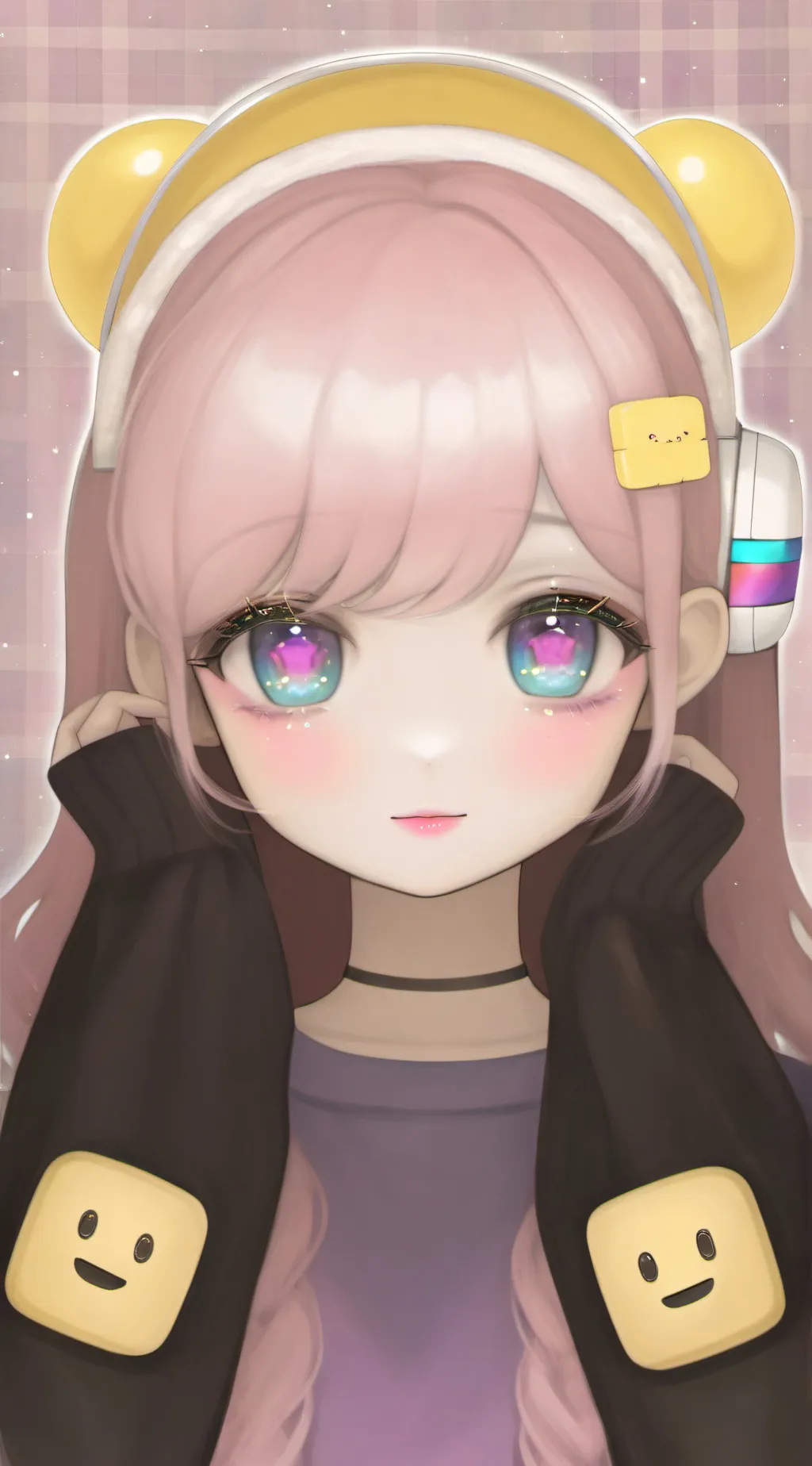 ai character: Ellie.  background