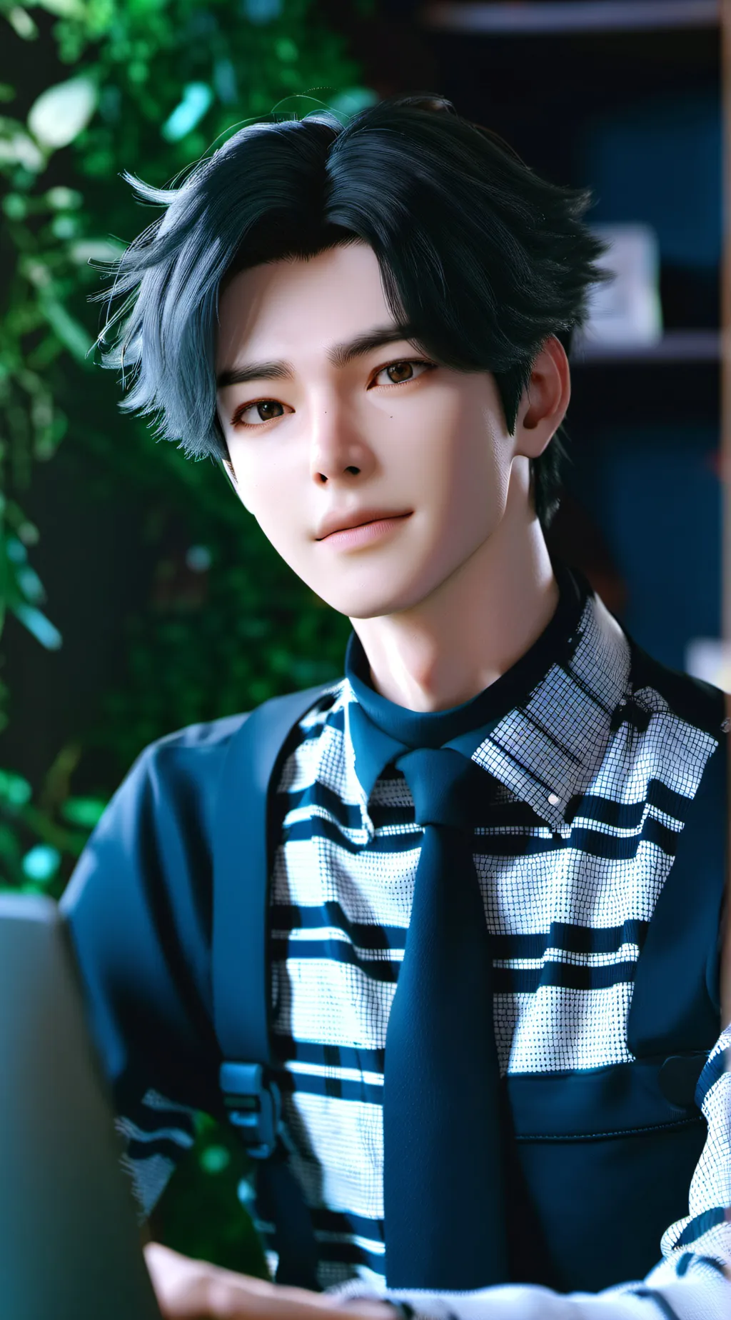 ai character: Spacey Stationmate background