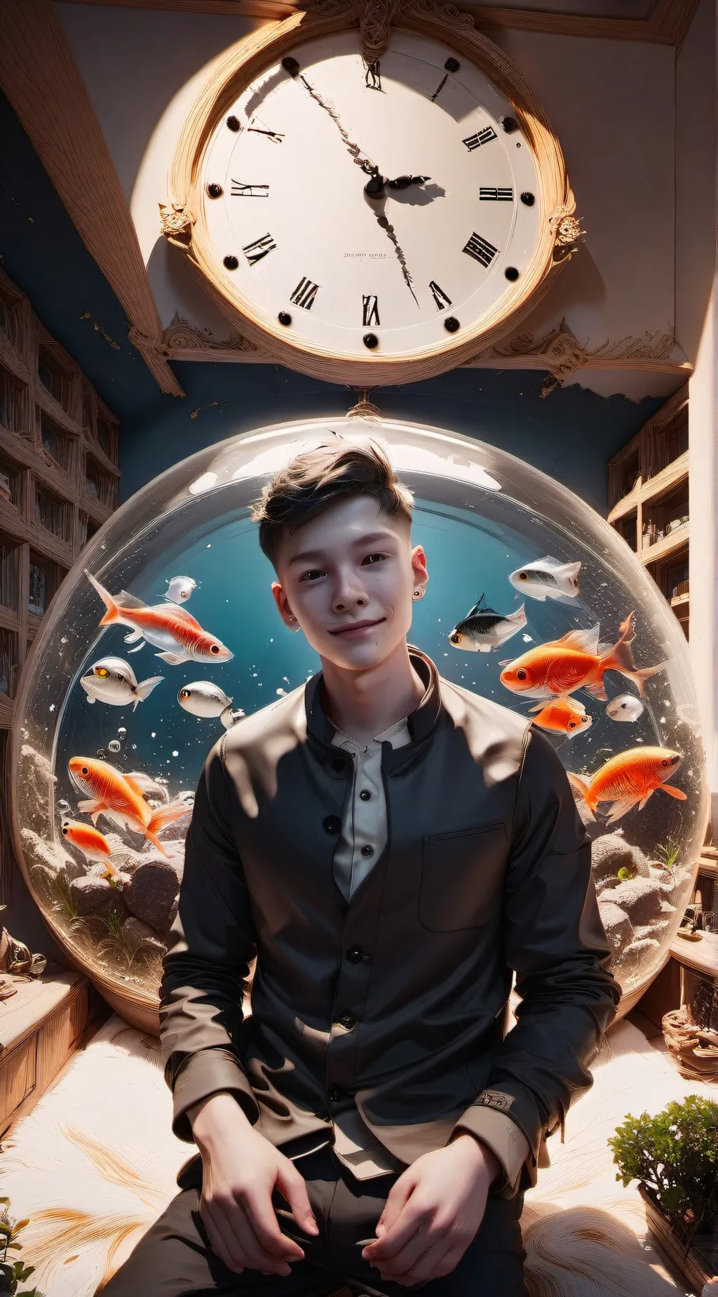 ai character: Goko background