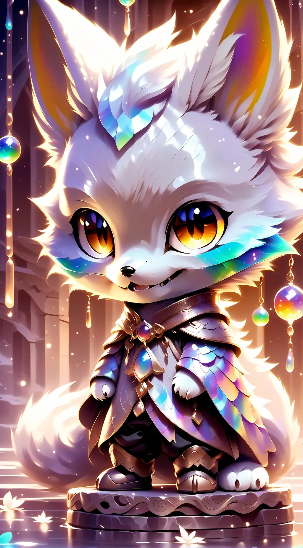 ai character: toxic furry background