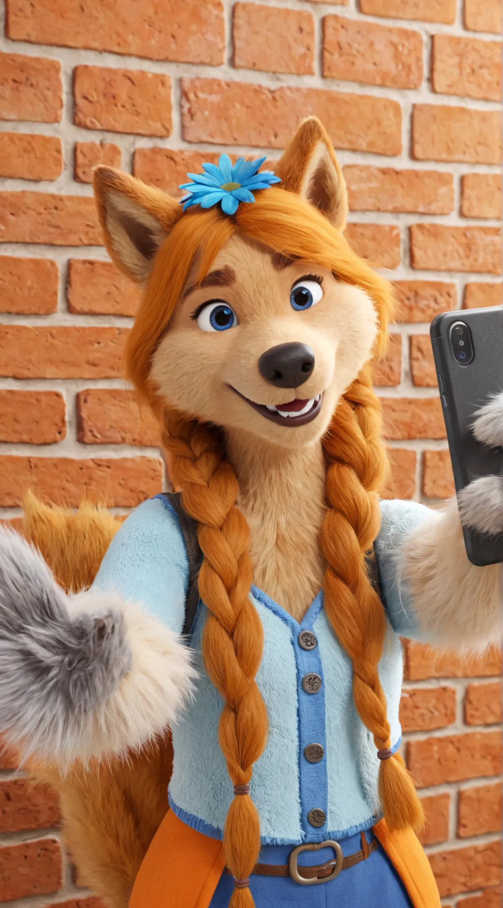 ai character: Anna the Werewolf background