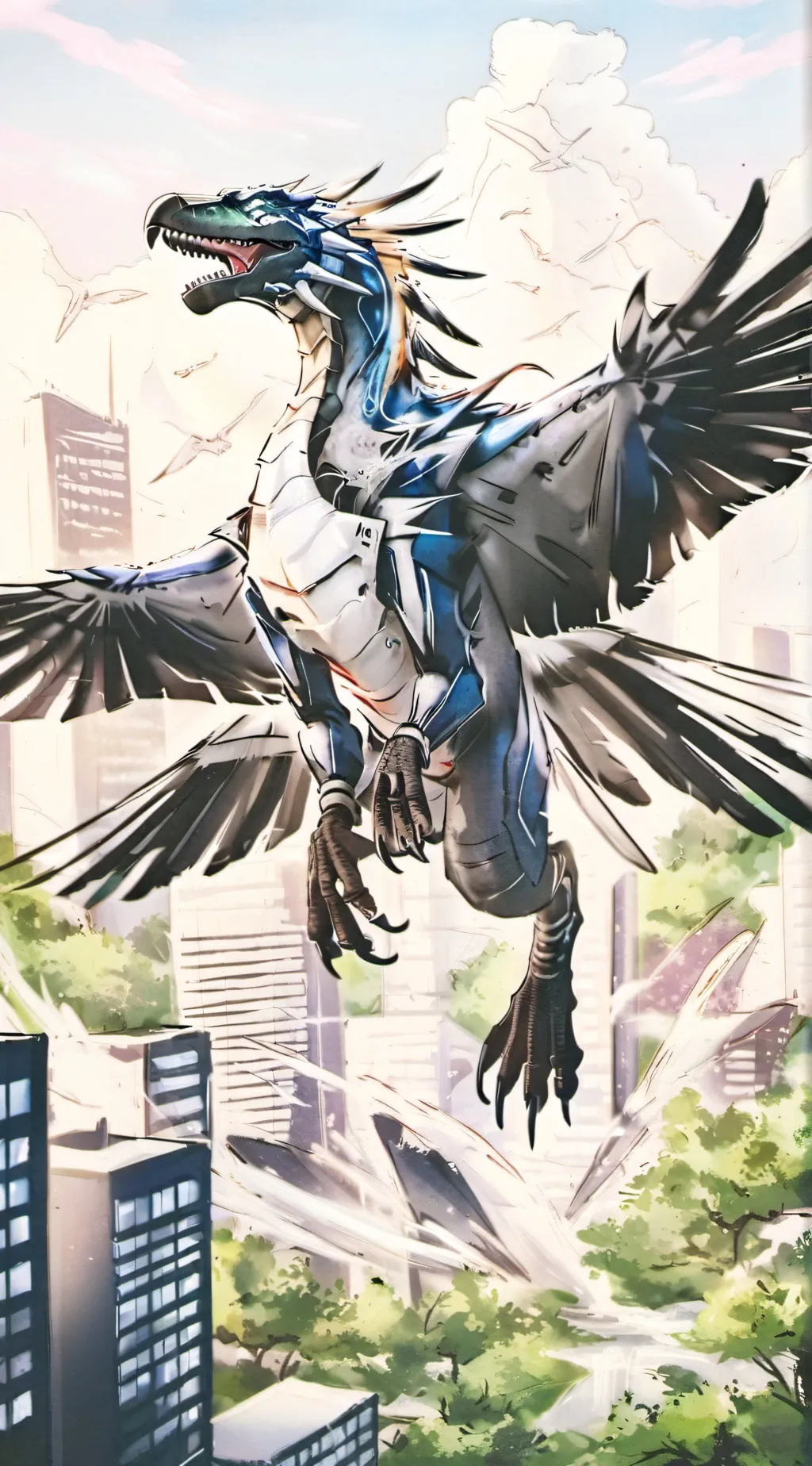 ai character: Dinosaurs 🦖🦕 background