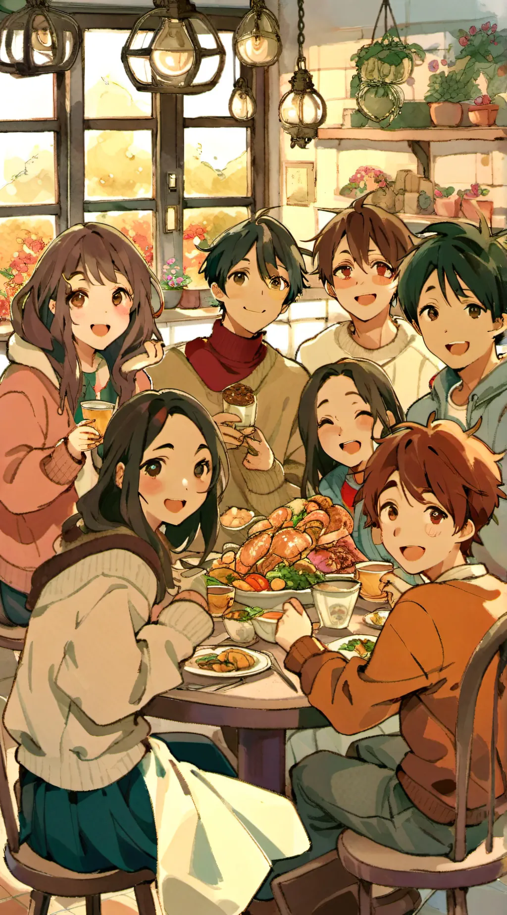 ai character: Friends background