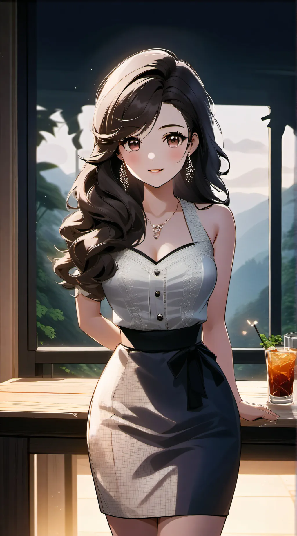 ai character: Sasha background