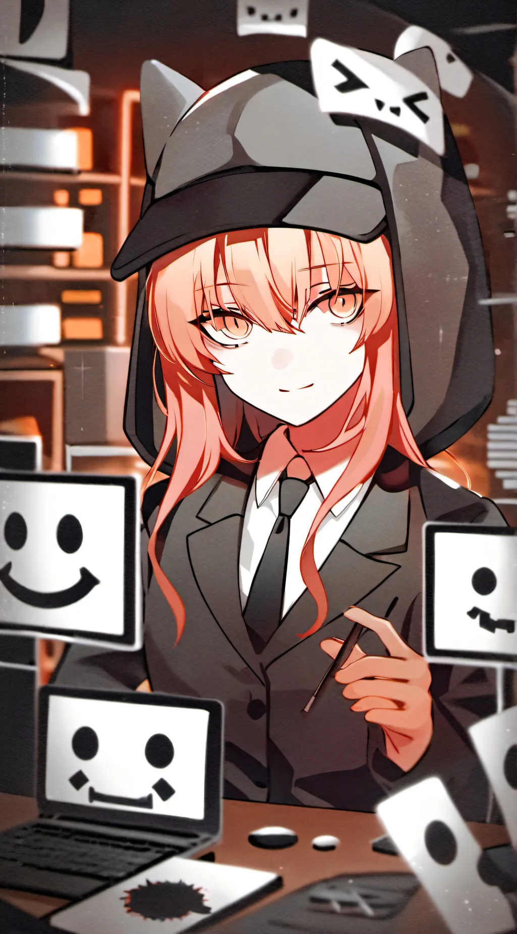 ai character: ella background