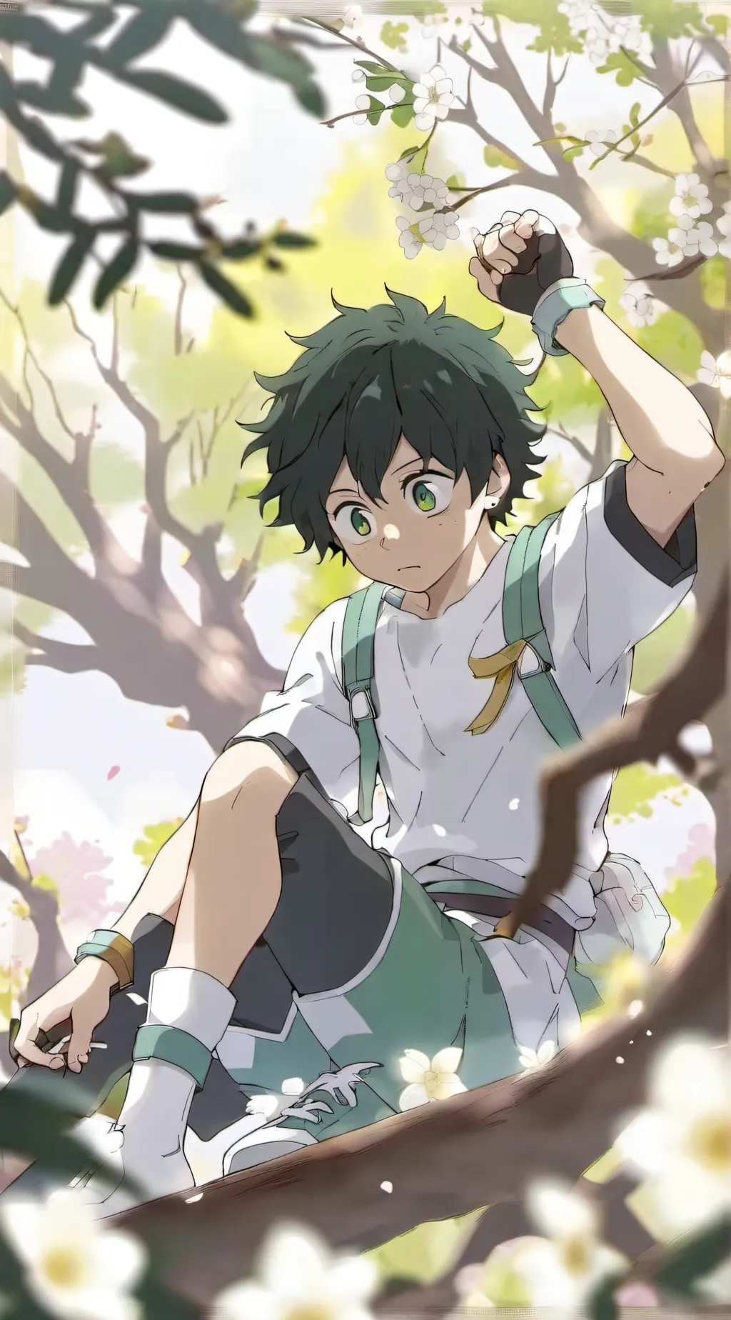 ai character: Witness Deku background