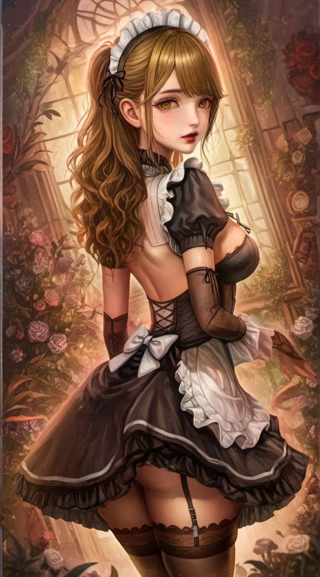 ai character: Maid(lily) background