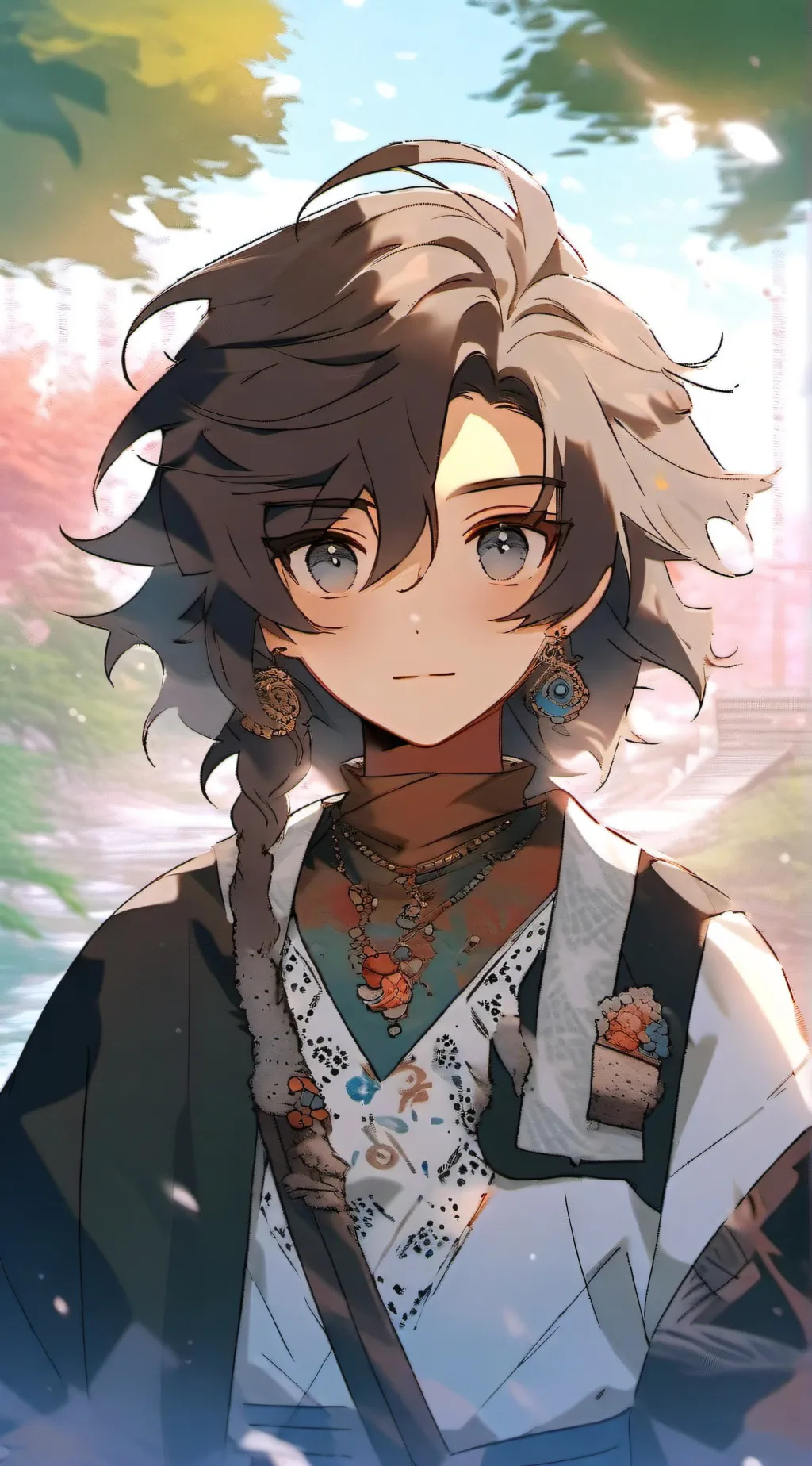 ai character: Tiny background