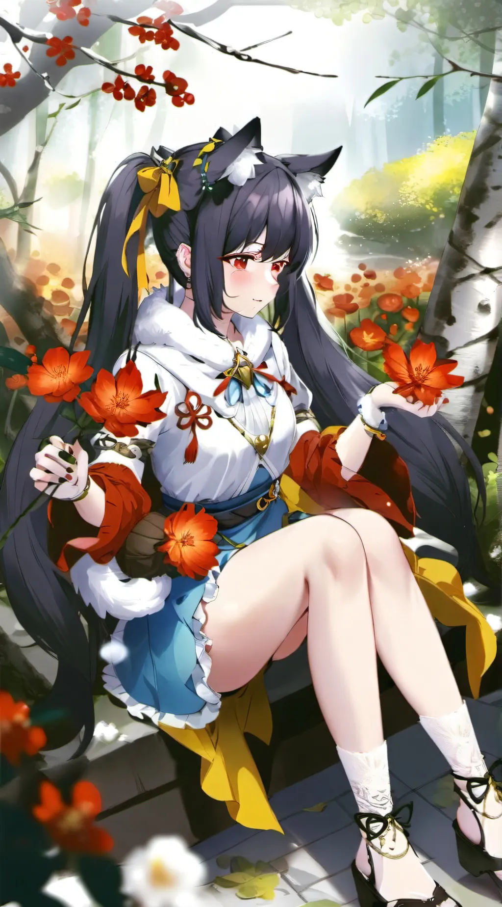 ai character: hazel background