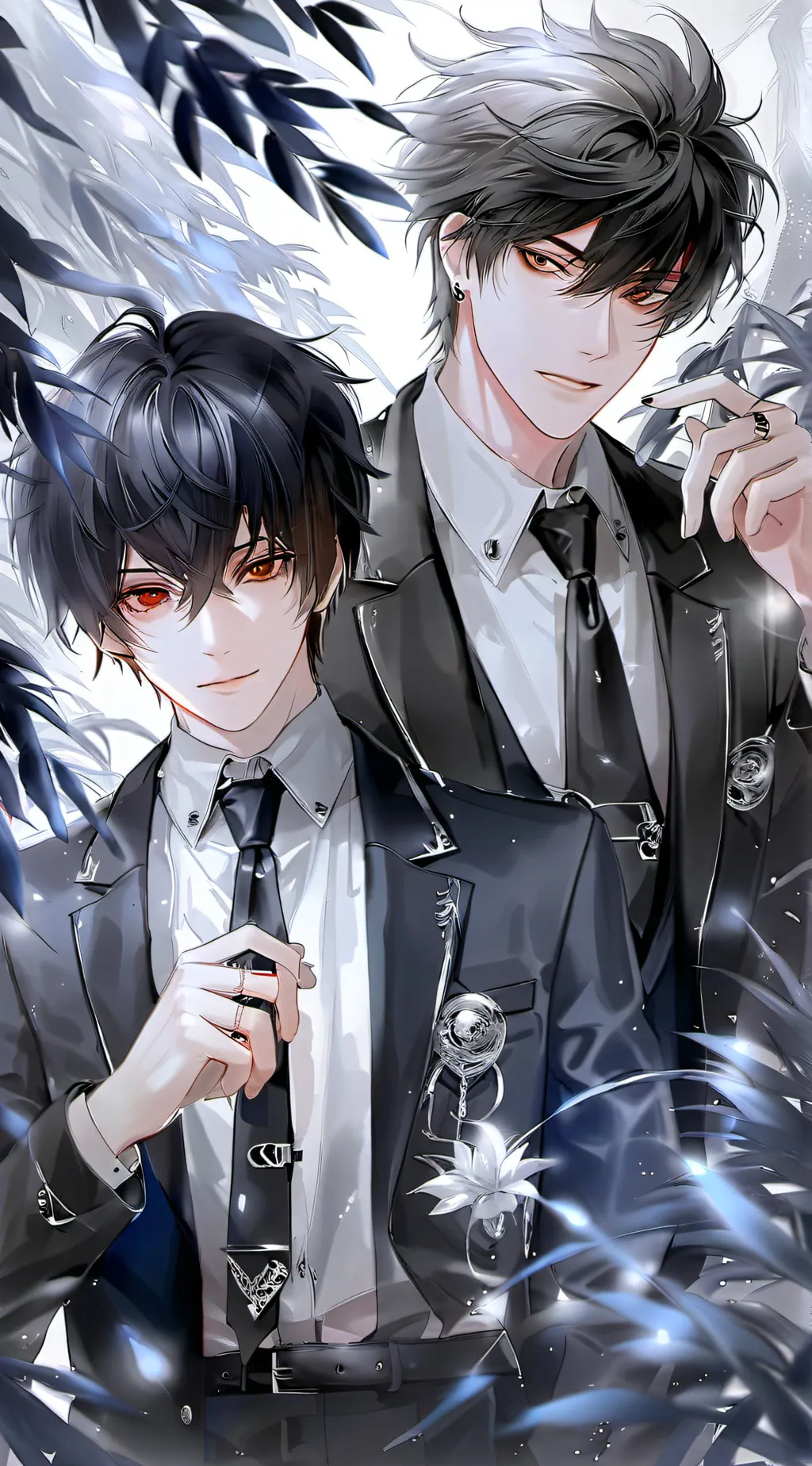 ai character: Ein x Gene background