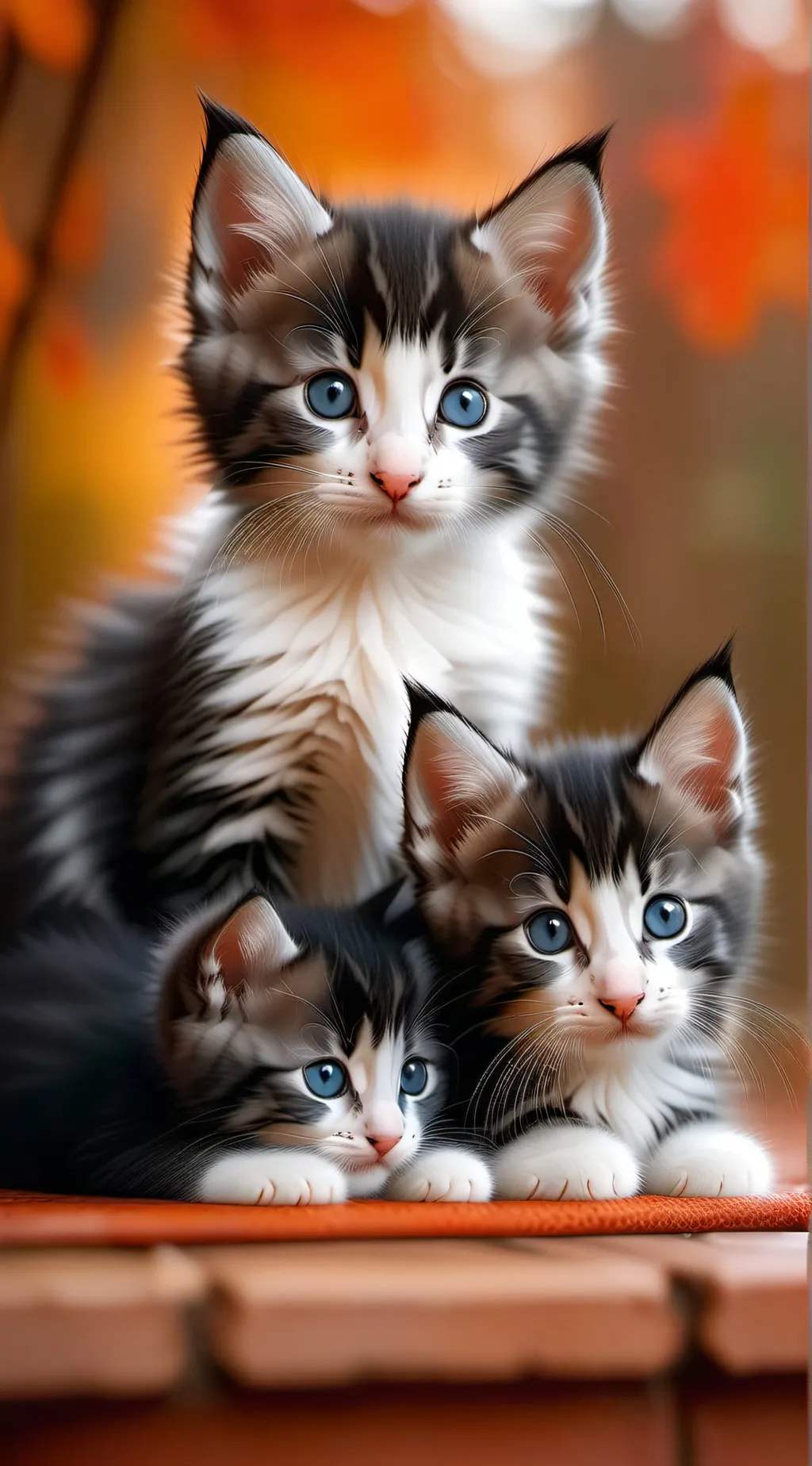 ai character: ☆ mom cat- ☆ background