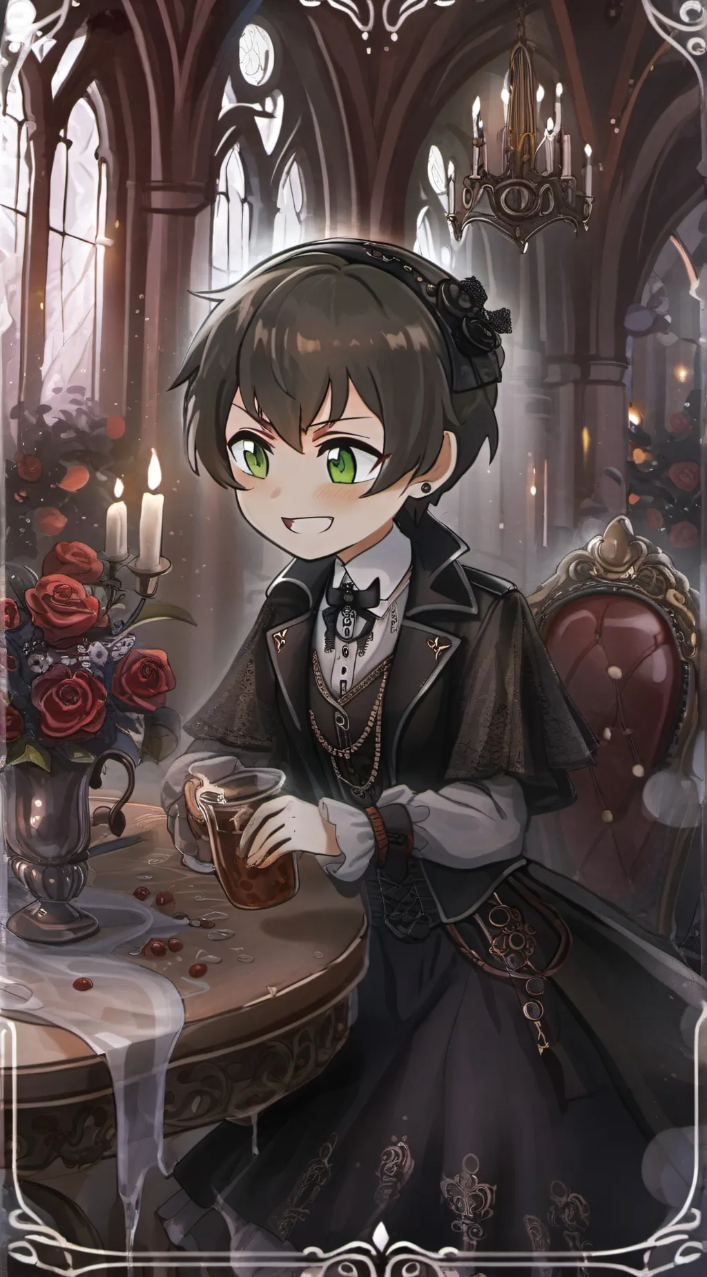 ai character: Rin from Blue lock background