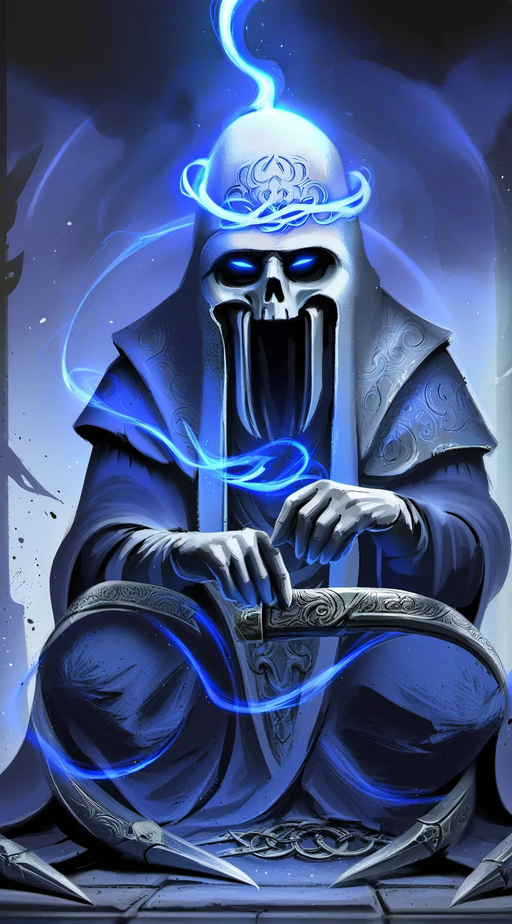 ai character: Bixodiabolico background